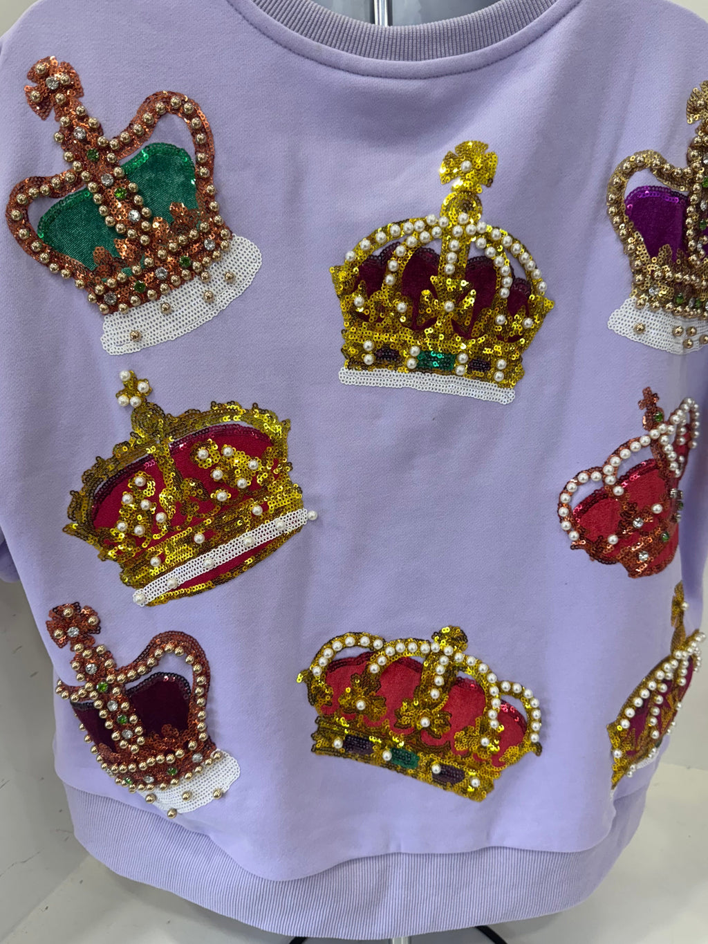 Queen of Sparkles-Crowns Sweatshirt