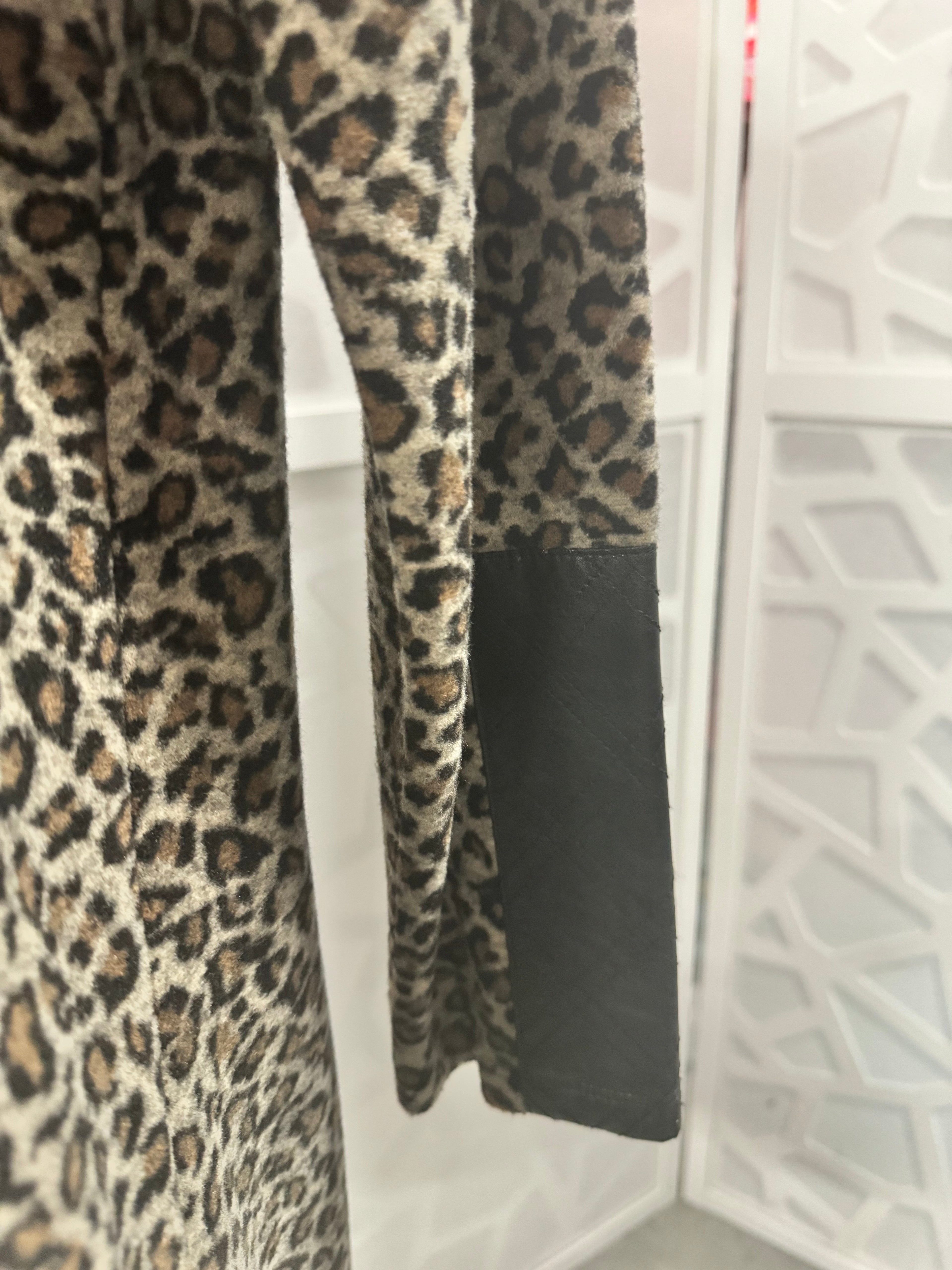 Tyler Boe - Leopard Print A-Line Dress