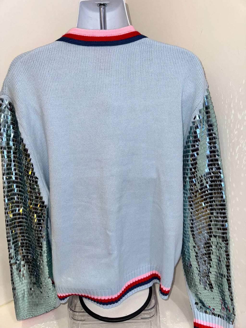 Queen of Sparkle - Lt. Blue Disco Nutcracker Cardigan