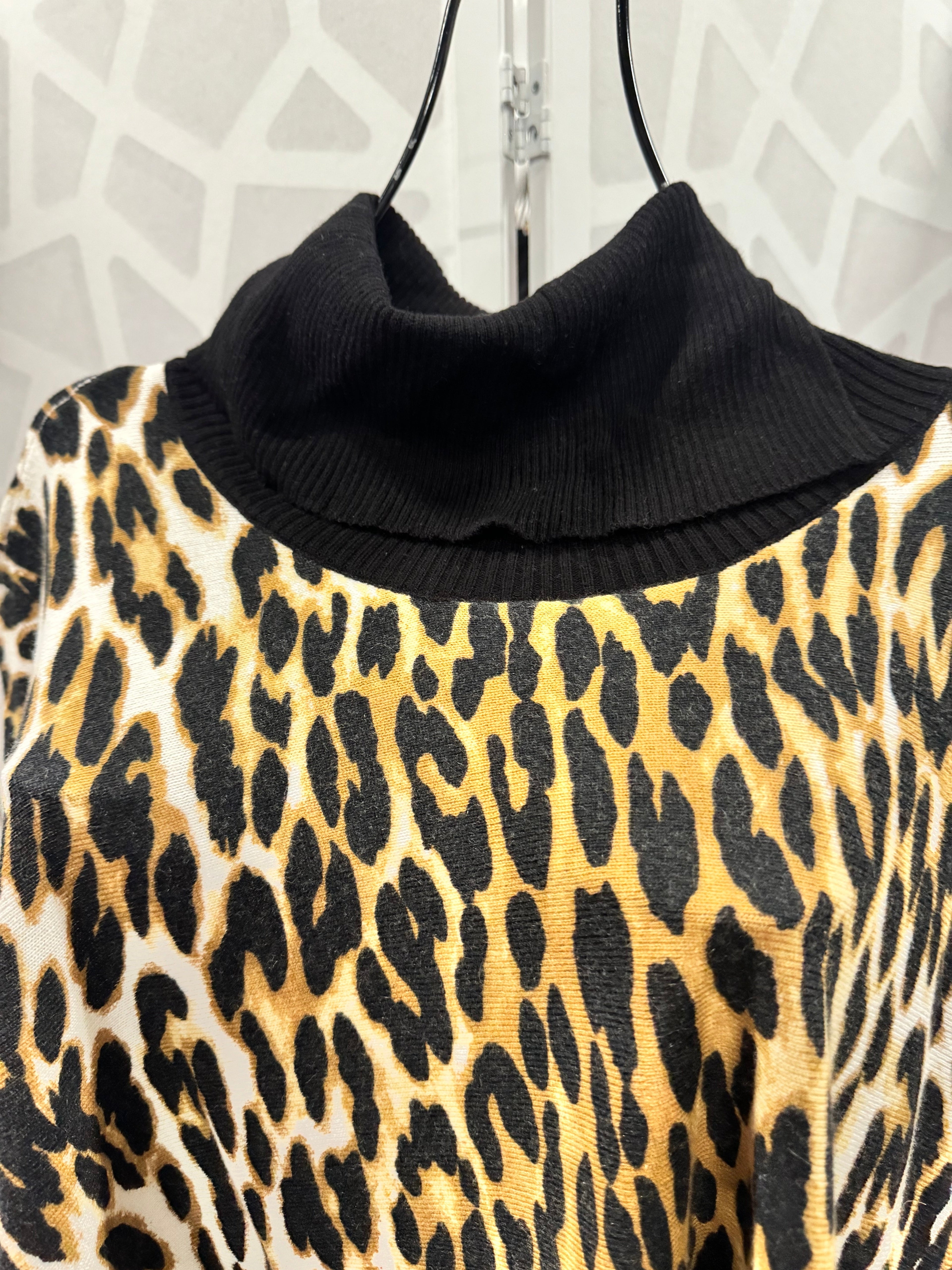 Tyler Boe - Golden Cheetah Print Poncho