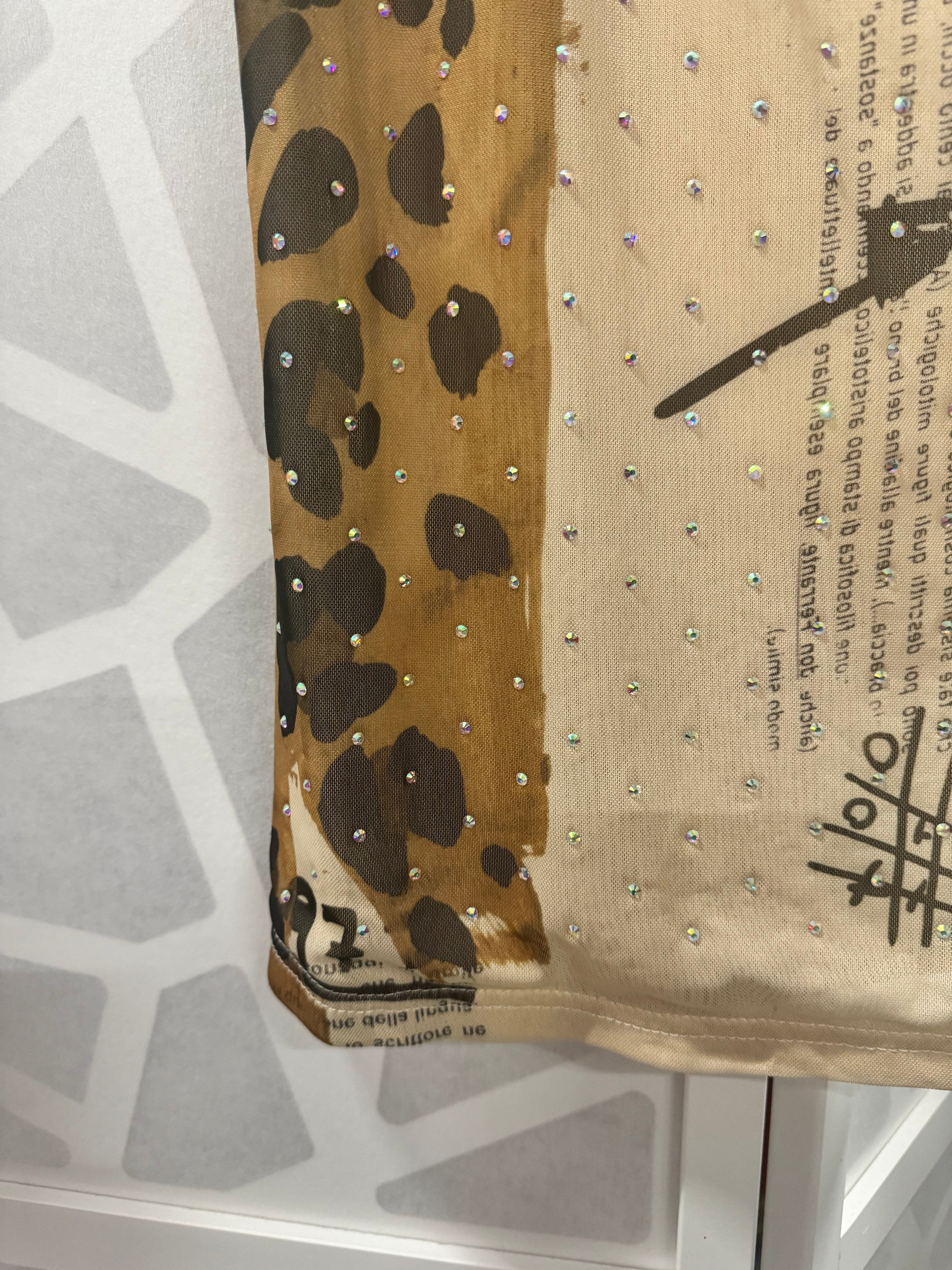 Berek-Cheetah Print Text Tank Top