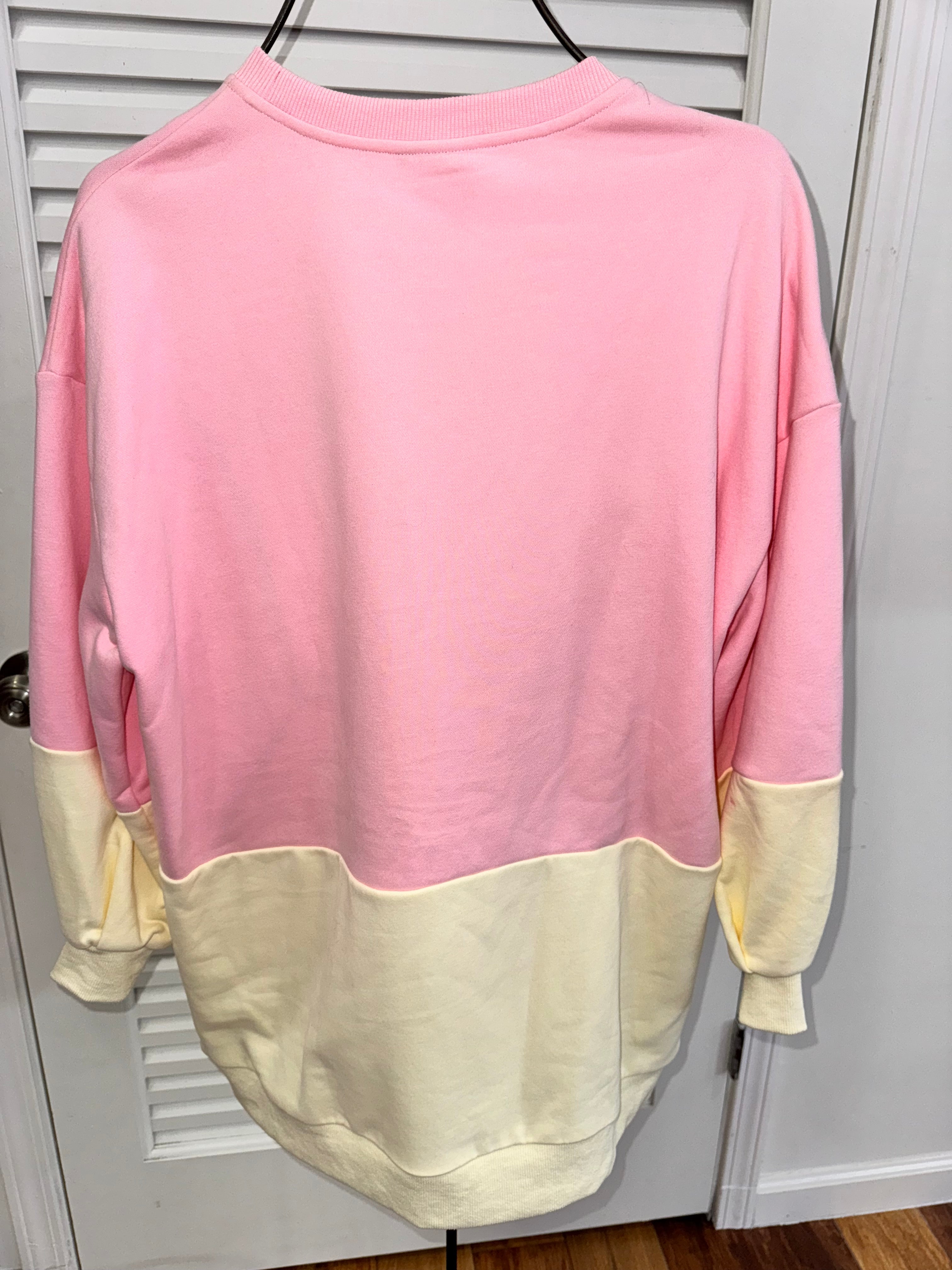 Queen of Sparkle - Pink Gingerbread Sweatshirt Dress