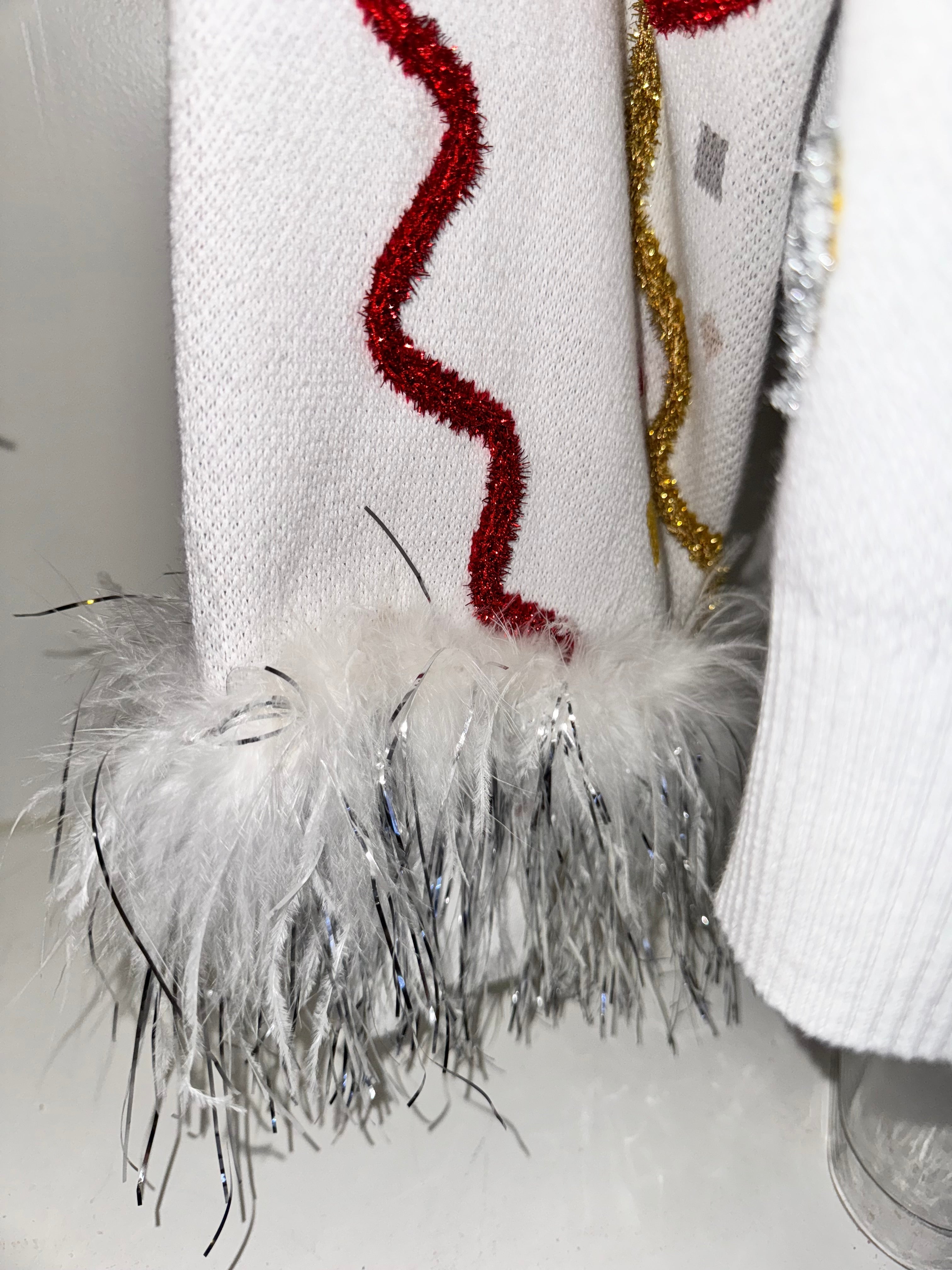 Queen of Sparkle - NYE Sweater White