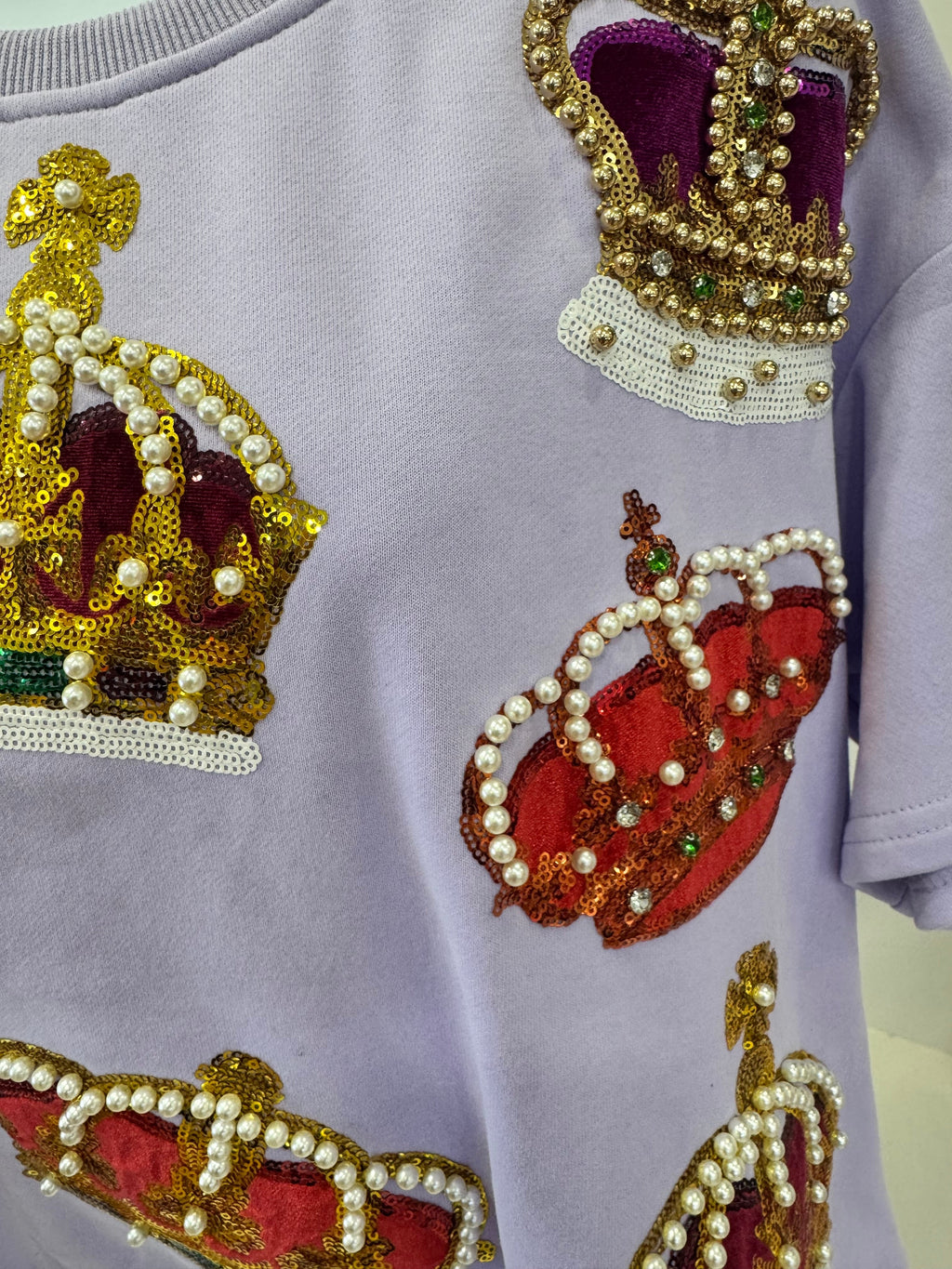 Queen of Sparkles-Crowns Sweatshirt