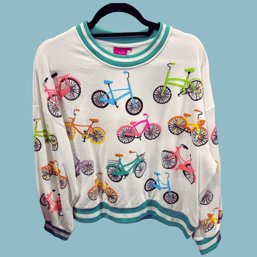 Queen of Sparkles Bicycle Sweatshirt