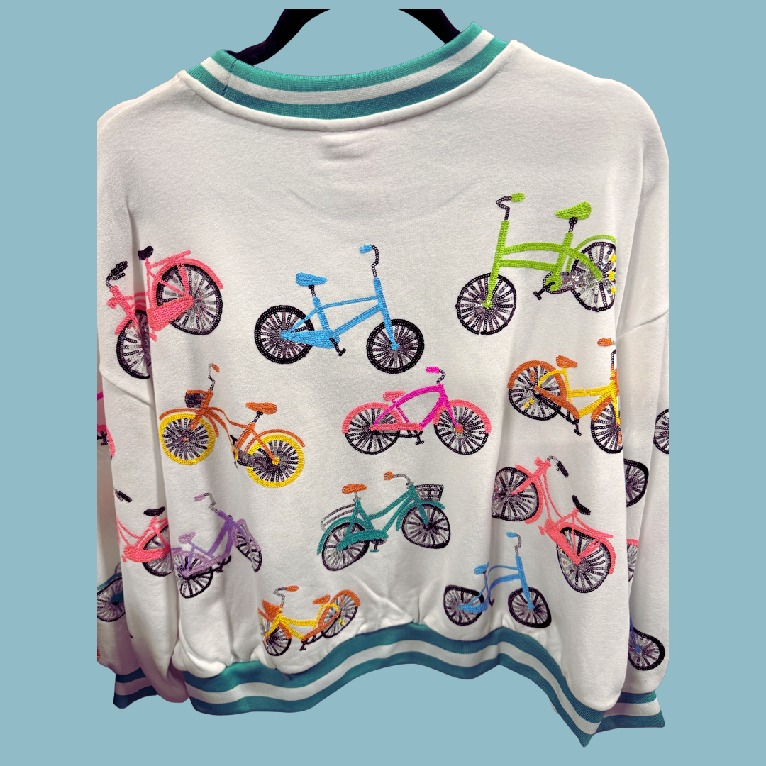 Queen of Sparkles Bicycle Sweatshirt