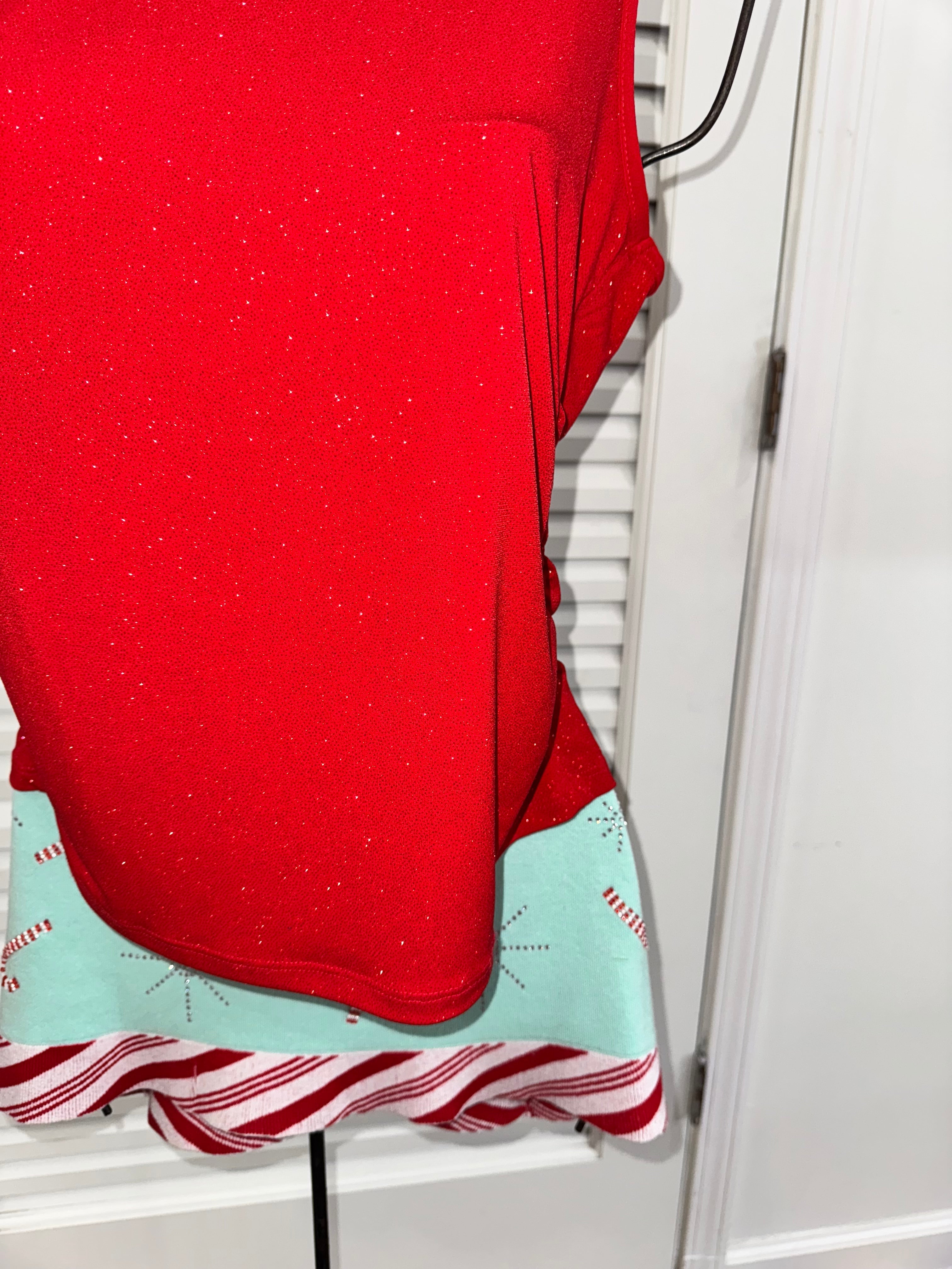 Queen of Sparkle - Candy Cane Skirt