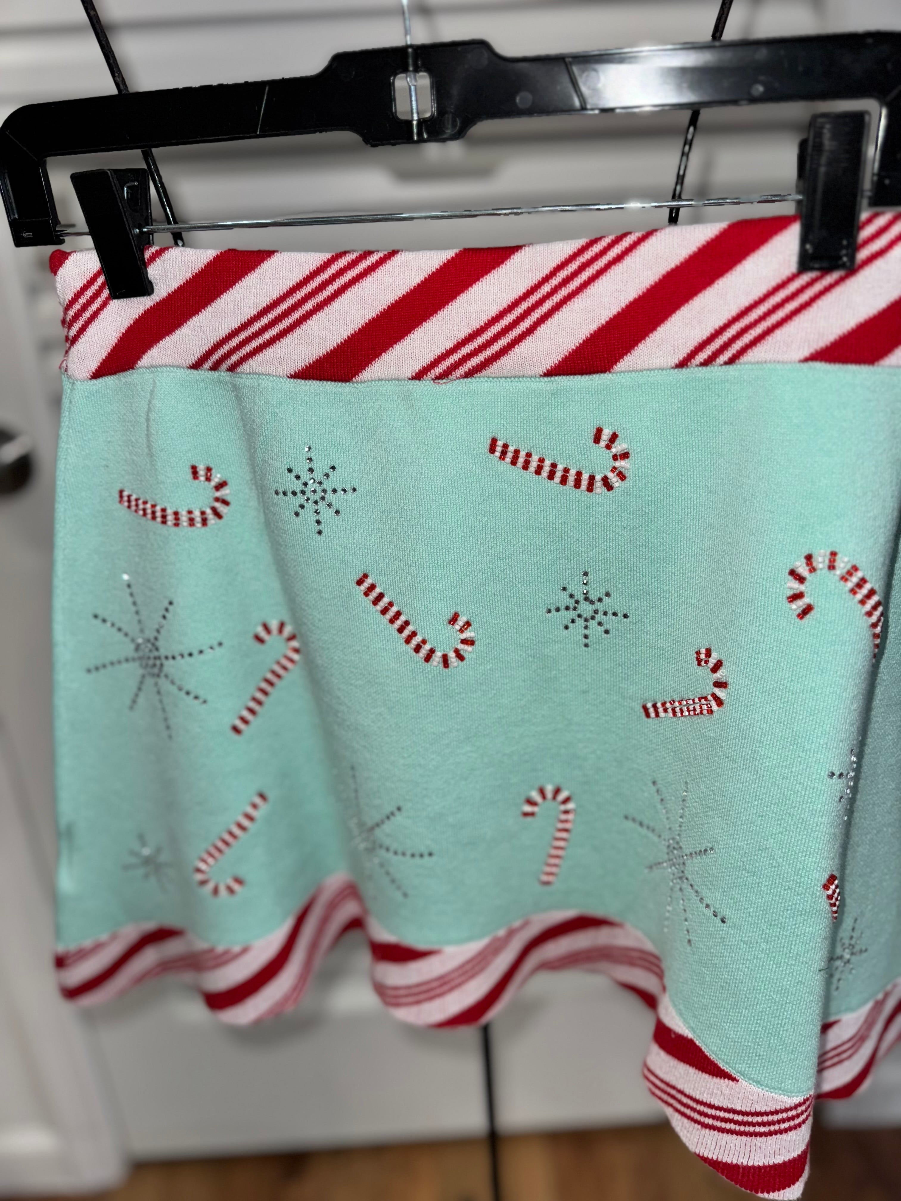 Queen of Sparkle - Candy Cane Skirt