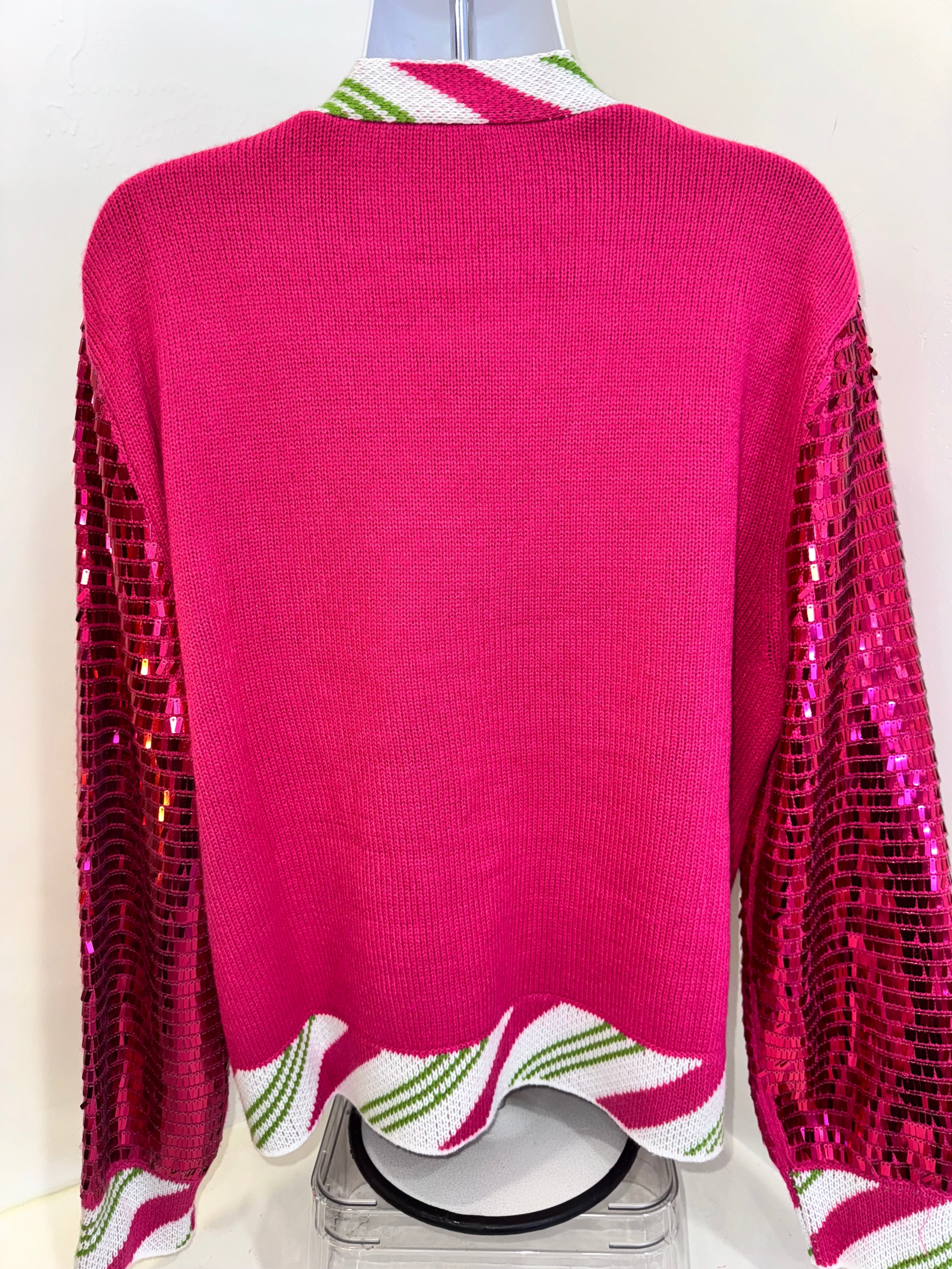 Queen of Sparkle - Pink Disco Nutcracker Cardigan