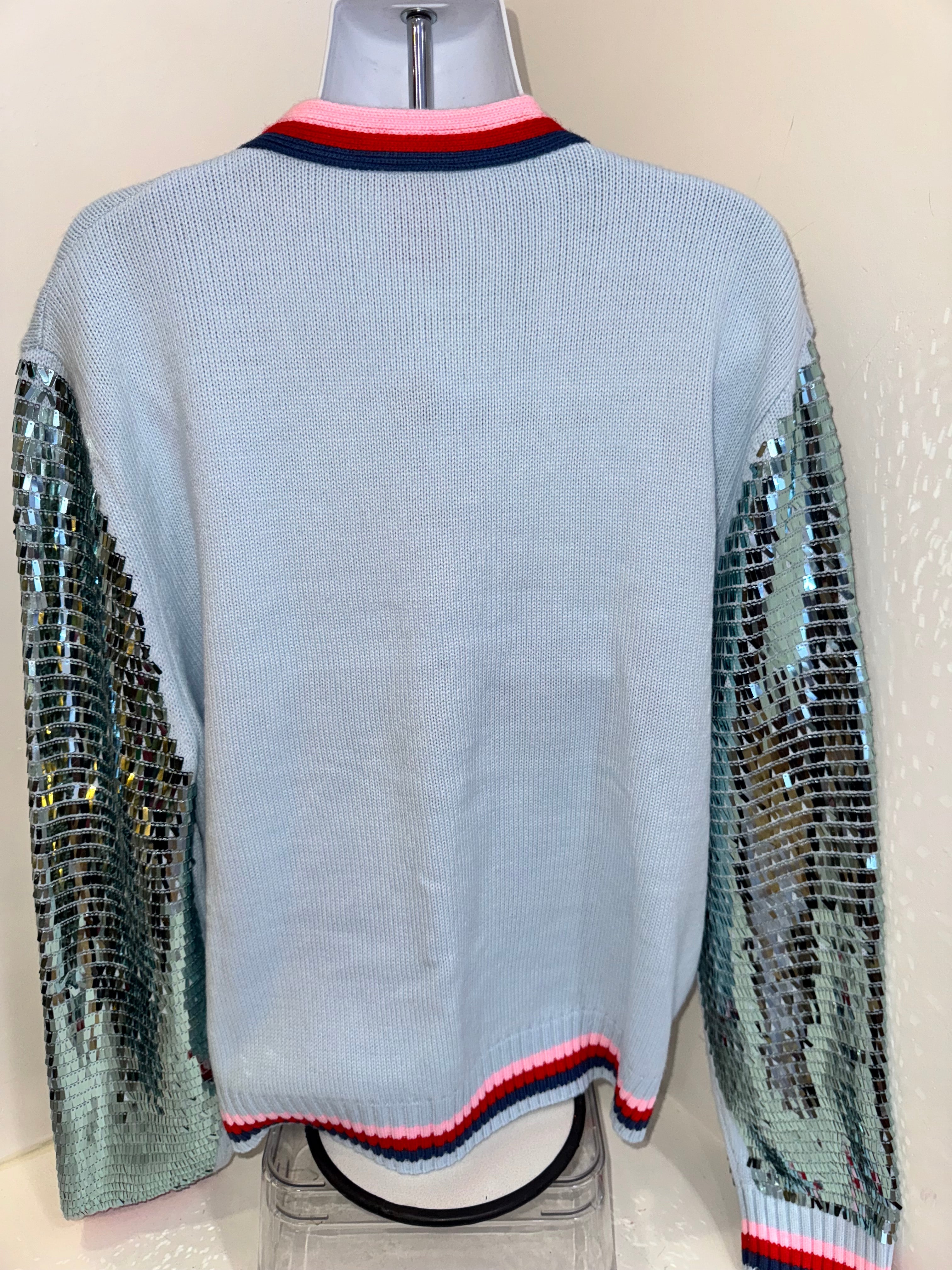 Queen of Sparkle - Lt. Blue Disco Nutcracker Cardigan