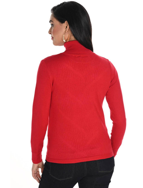 Frank Lyman - Red Sparkle Turtleneck