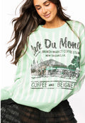 Queen of Sparkle-Cafe Du Monde Sweater