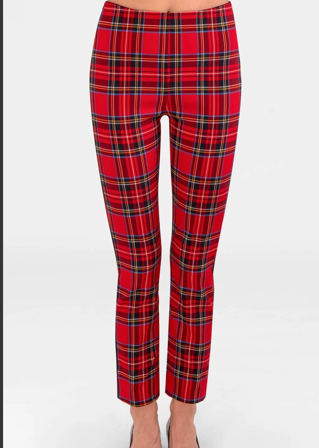 Gretchen Scott - Pull on Pants - Duke of York Red Plaid