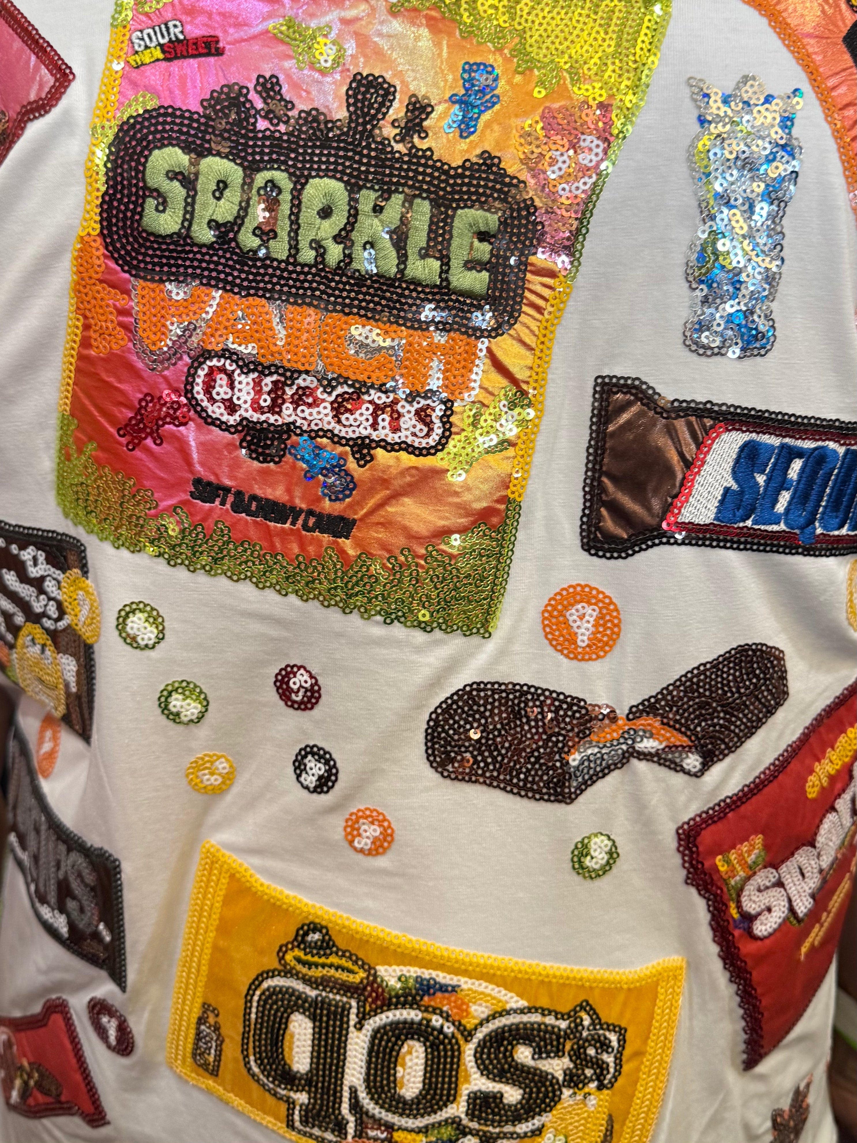 Queen of Sparkles - Candy Wrapper Tee