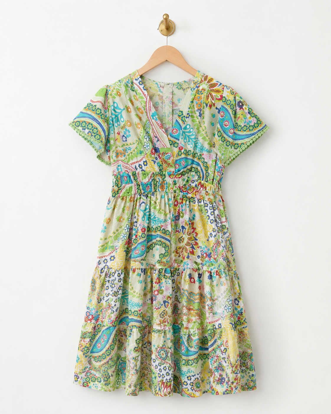 Uncle Frank Green Floral Dress