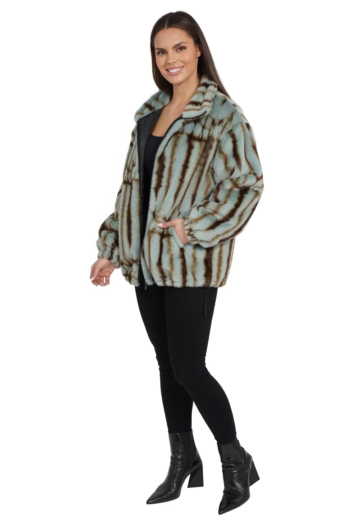 Love Token - Leia Faux Fur Jacket