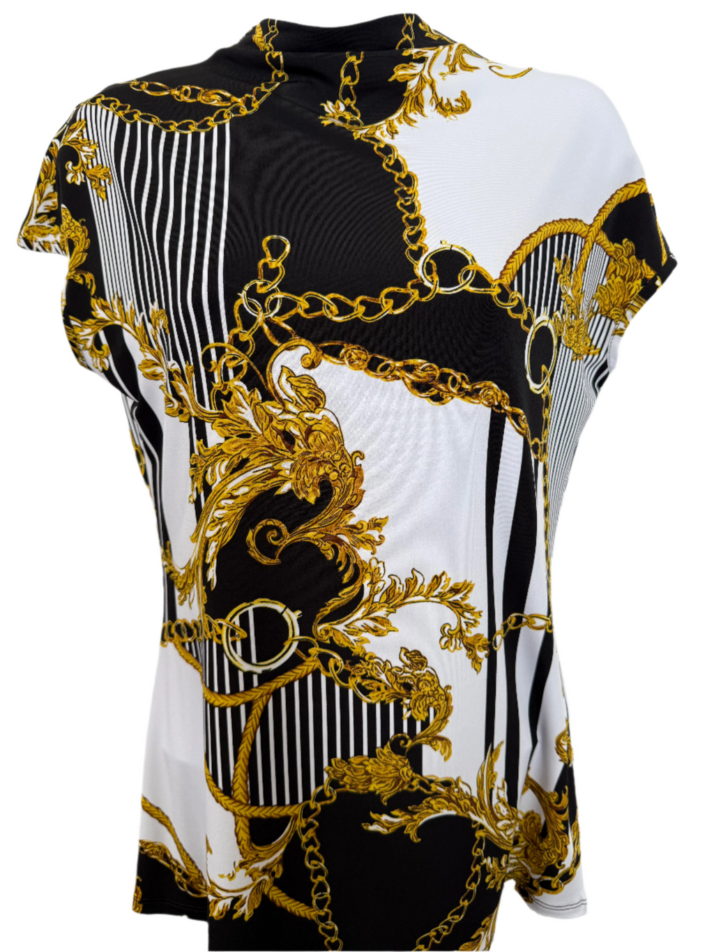 Frank Lyman - Baroque Cap Sleeve Top