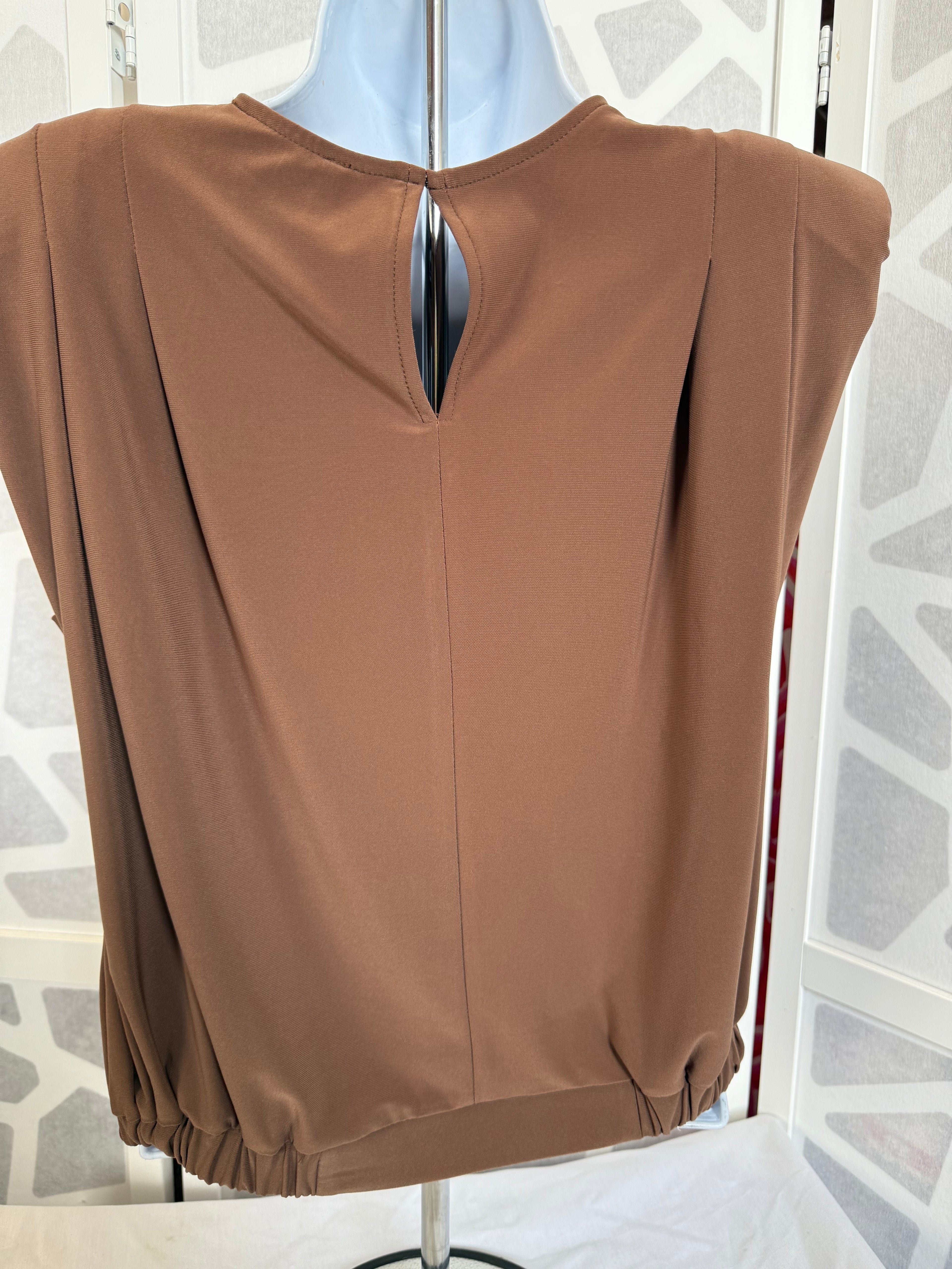 Frank Lyman - Brown Cap Sleeve Top