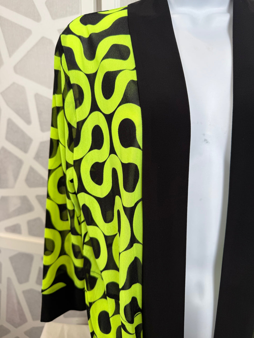 Frank Lyman - Lightweight Jacket Lime Green and Black