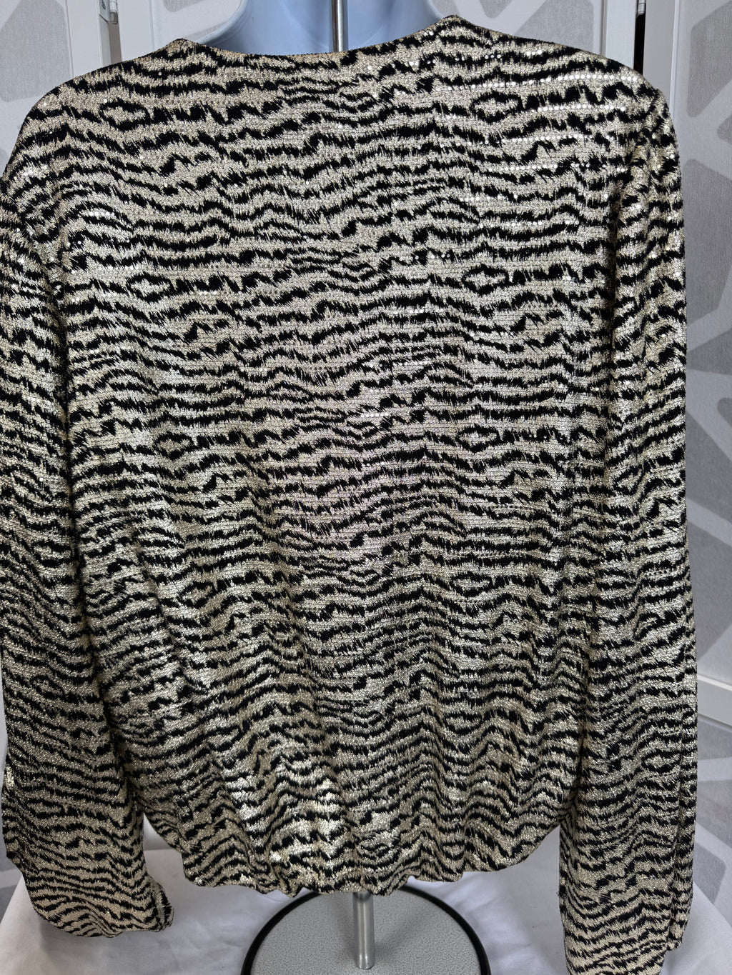 Frank Lyman - Black and Gold Shimmer Top