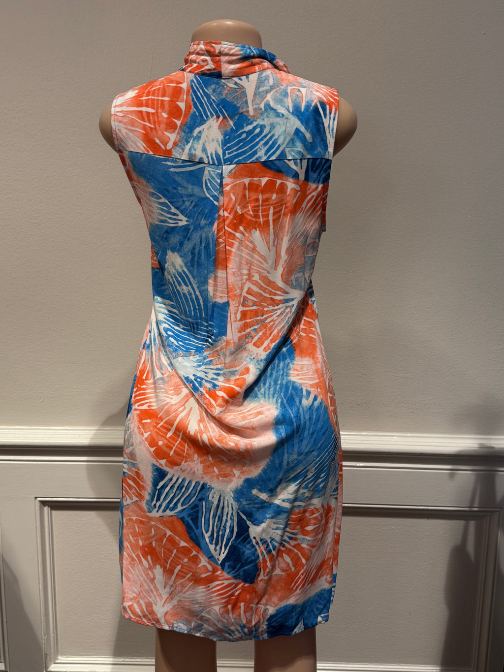 Nic and Zoe - Coral Tie-Dye Midi Dress