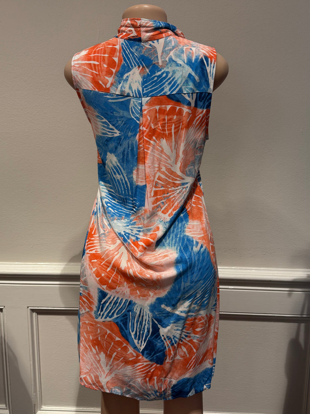 Nic and Zoe - Coral Tie-Dye Midi Dress