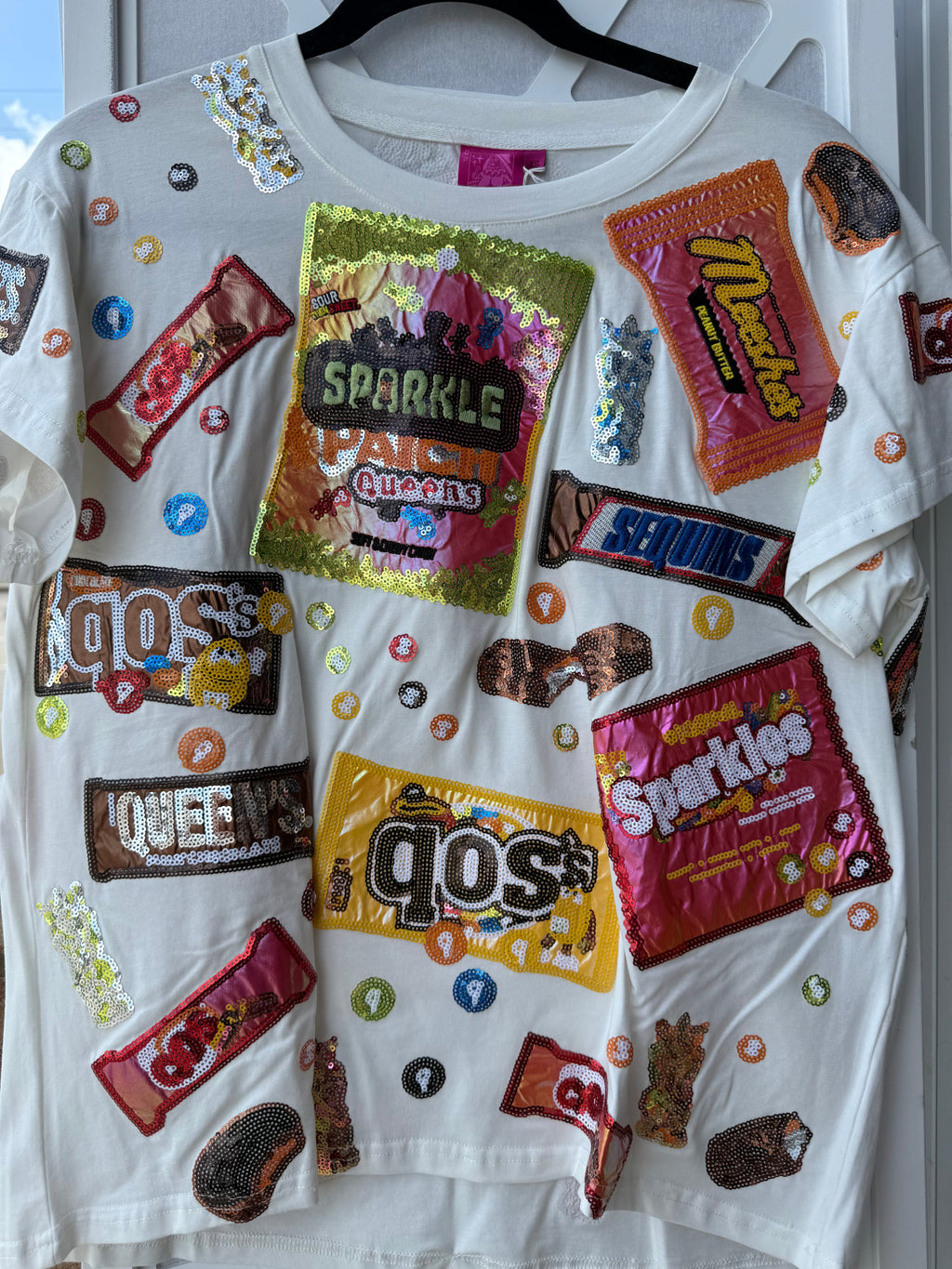 Queen of Sparkles - Candy Wrapper Tee