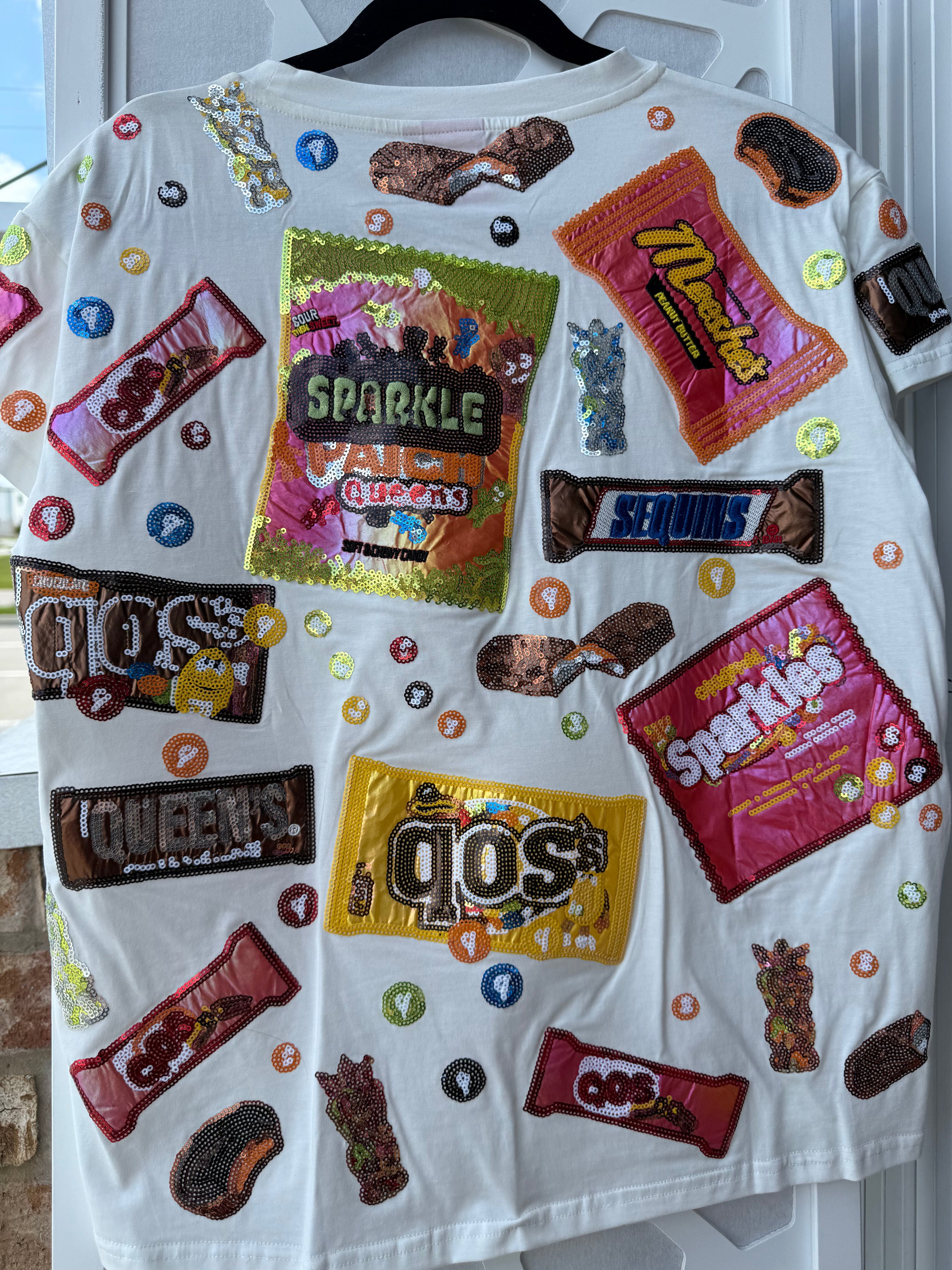 Queen of Sparkles - Candy Wrapper Tee