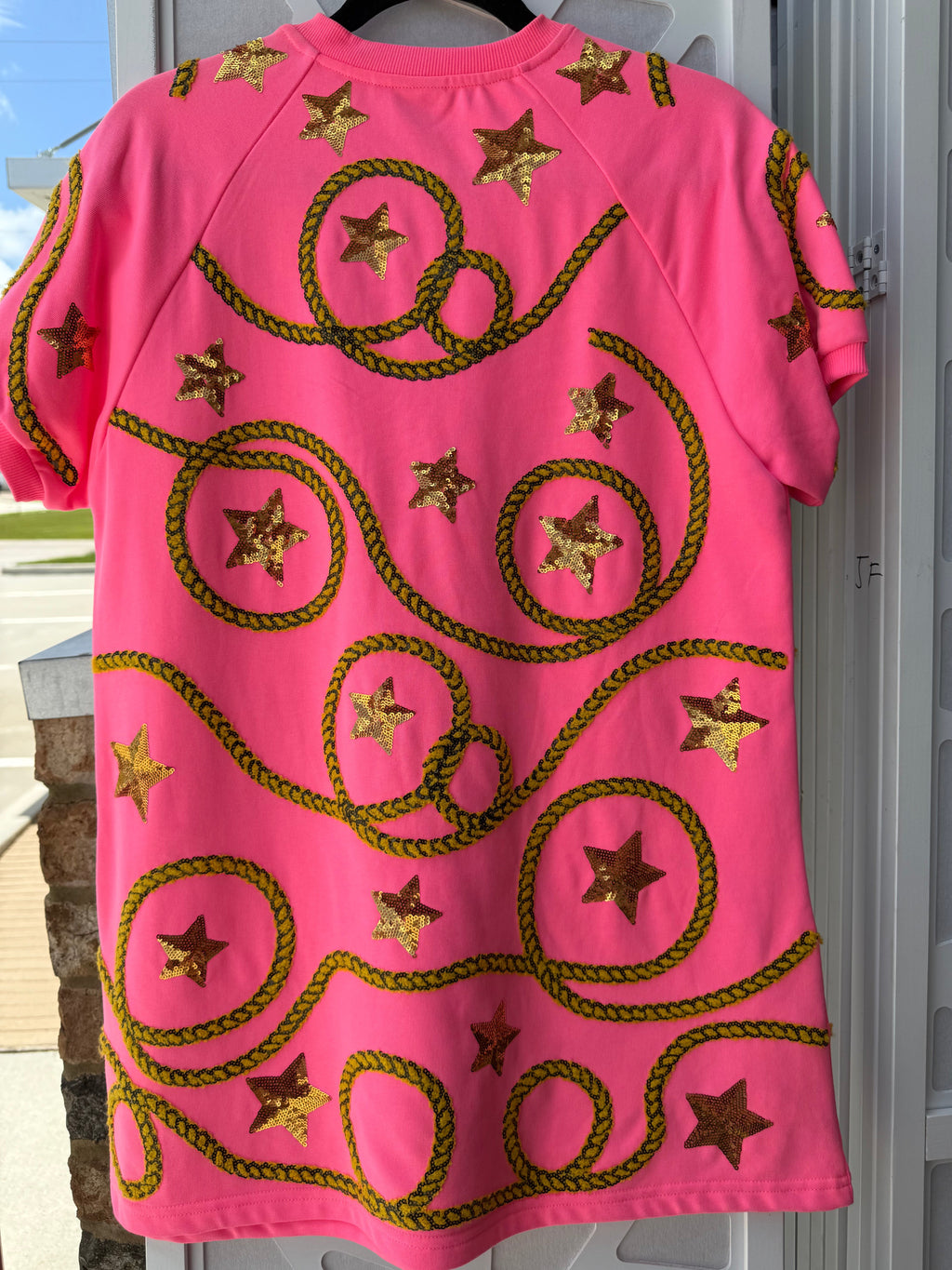 Queen of Sparkles - Pink Rope Rodeo Dress