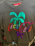 Queen of Sparkles-Black Coca-Cola Sweatshirt