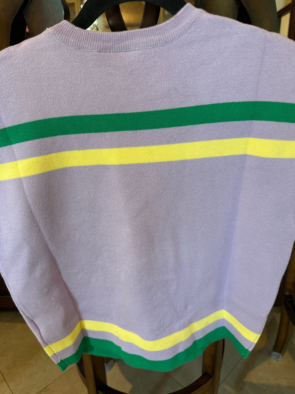 Queen of Sparkles - Lavender Queen Cake Knit Top