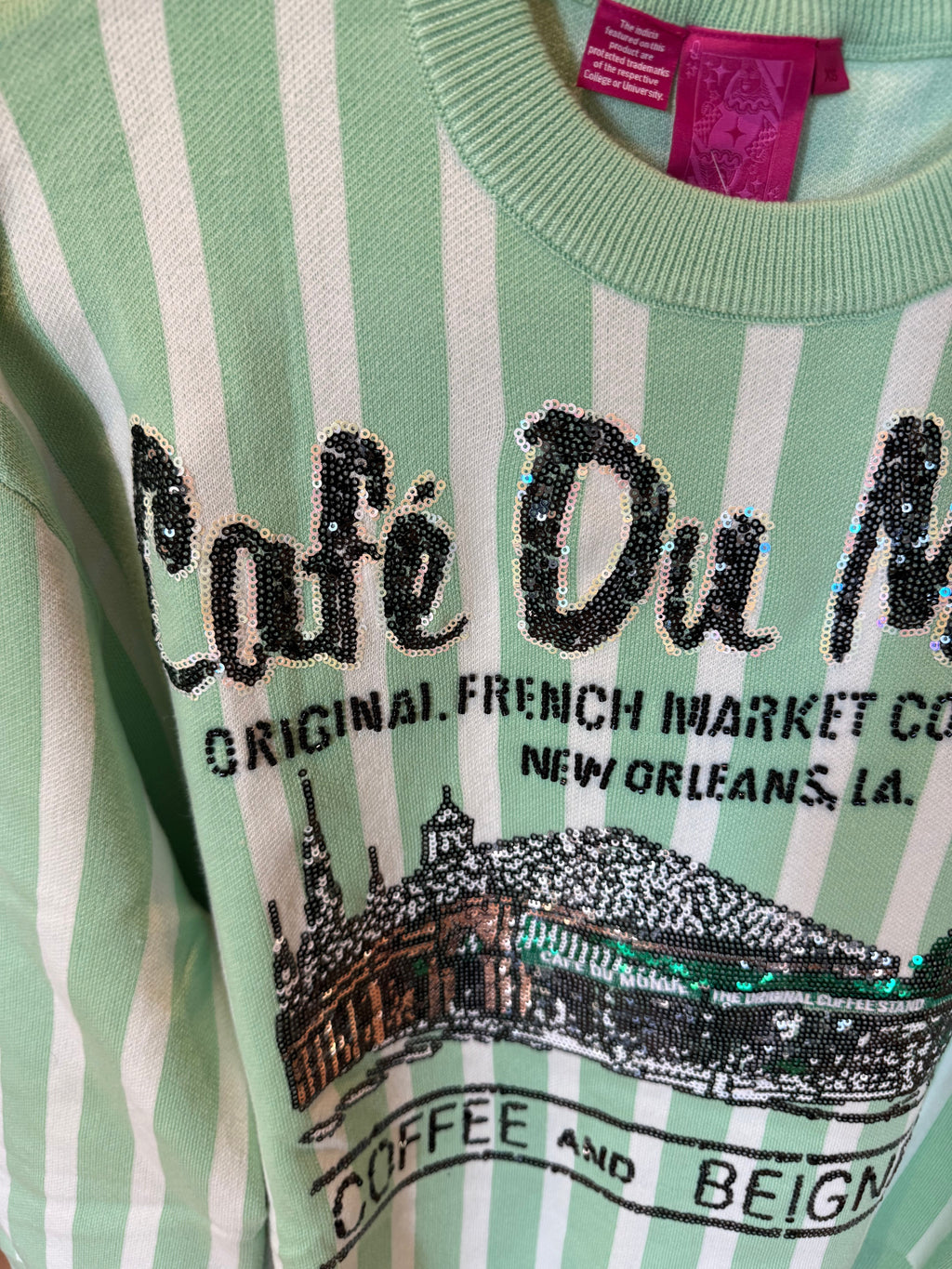 Queen of Sparkle-Cafe Du Monde Sweater