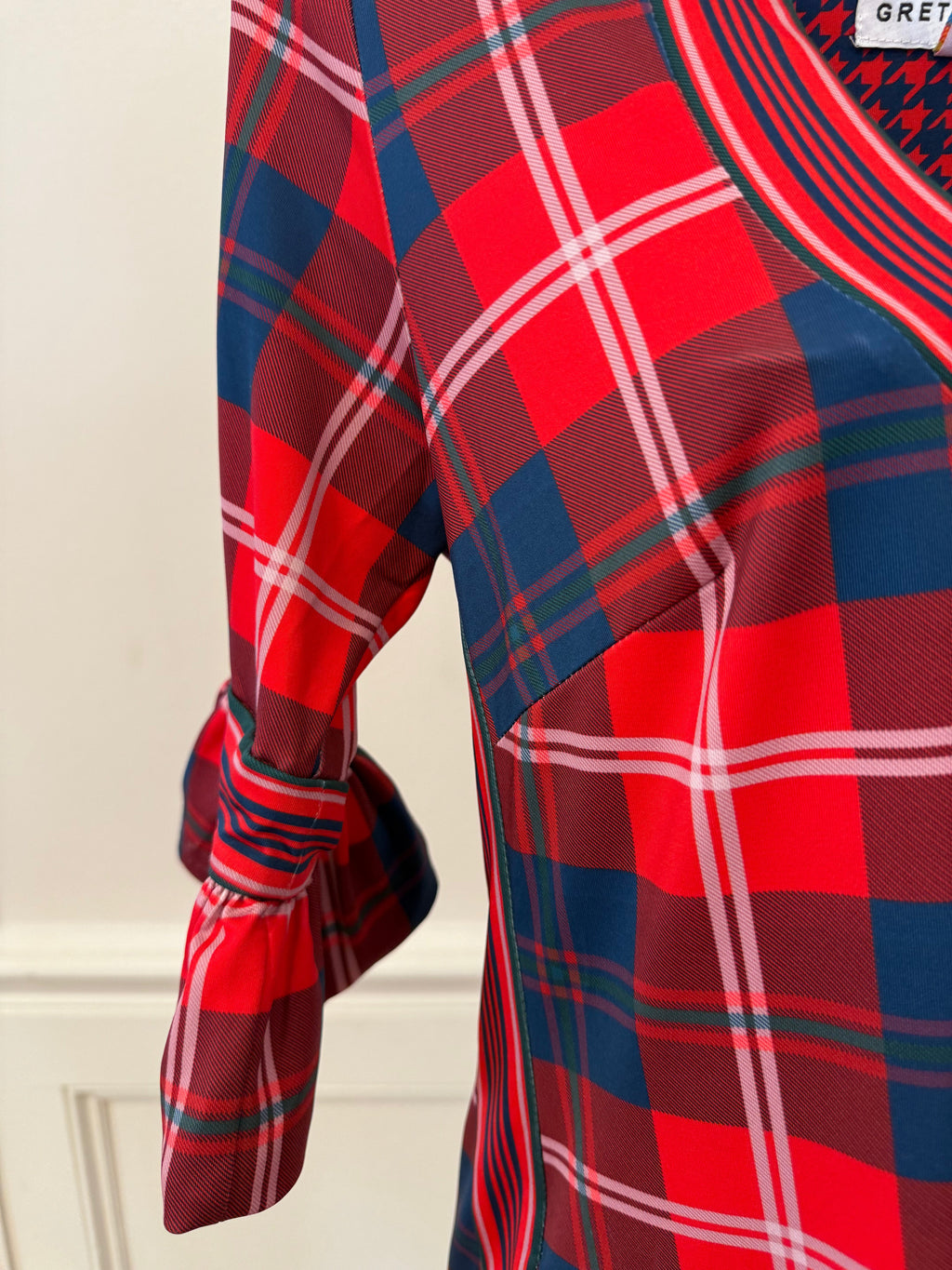 Gretchen Scott - Shake Your Tushy Middleton Plaid Red Dress