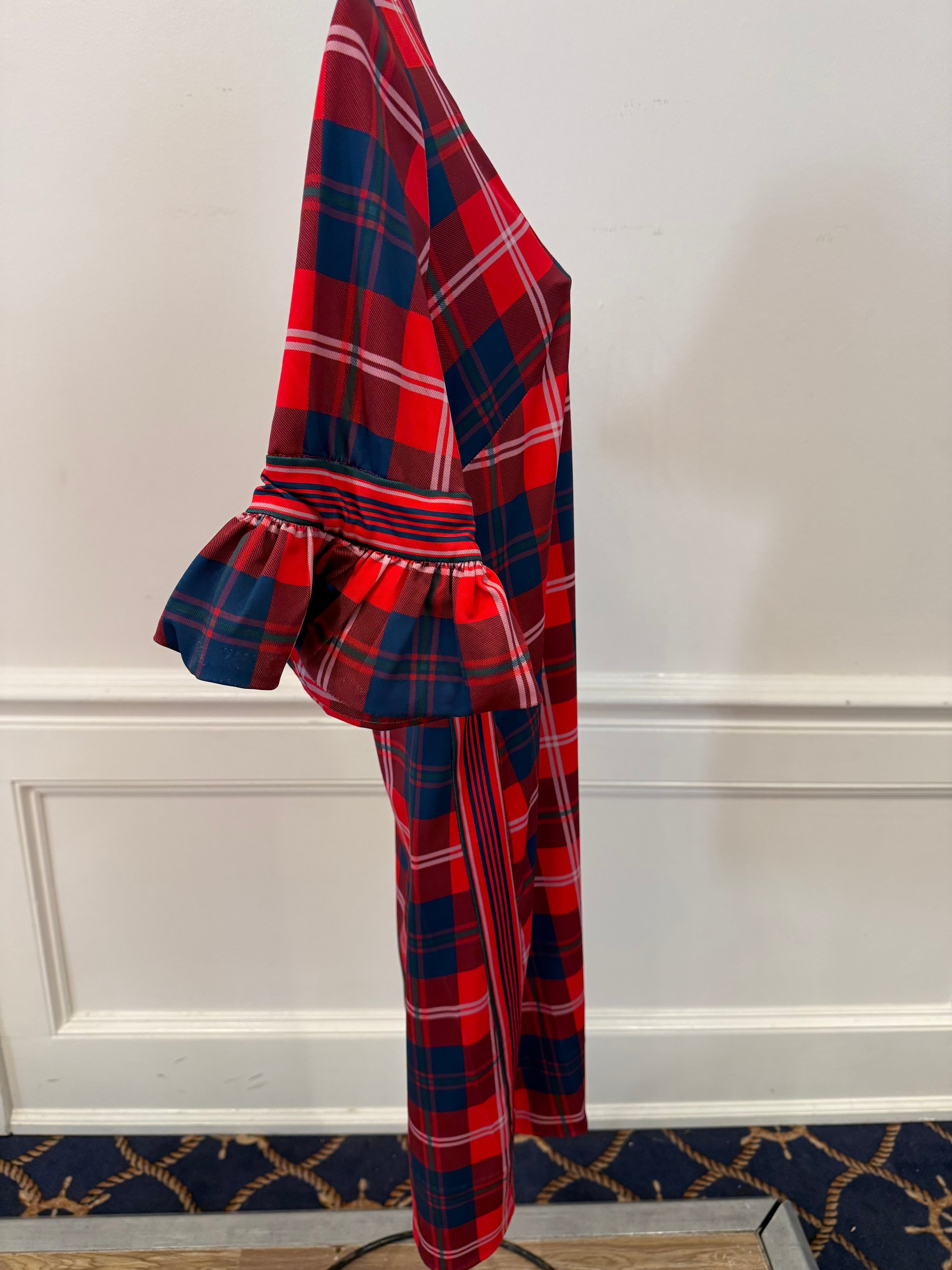 Gretchen Scott - Shake Your Tushy Middleton Plaid Red Dress