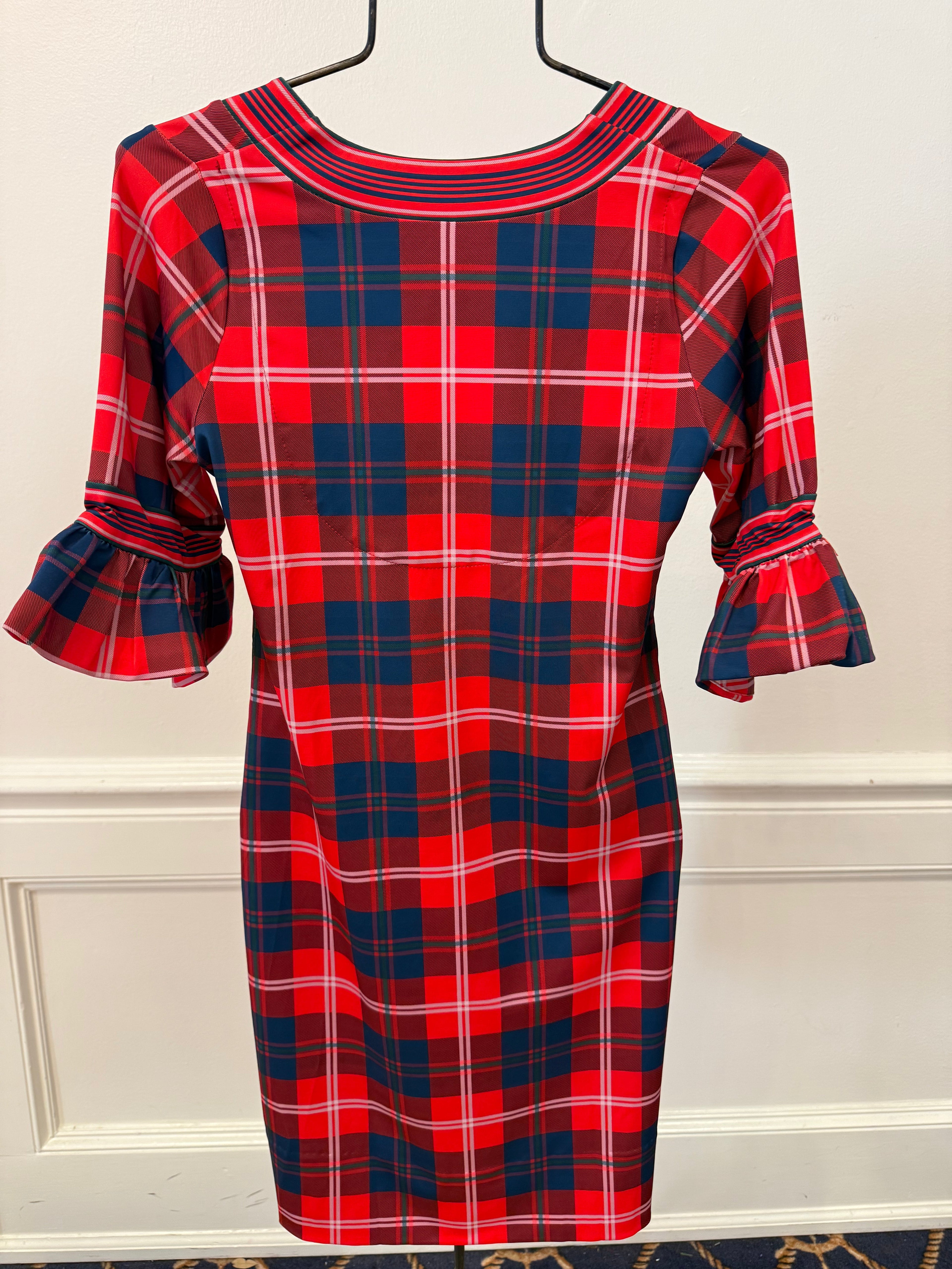 Gretchen Scott - Shake Your Tushy Middleton Plaid Red Dress
