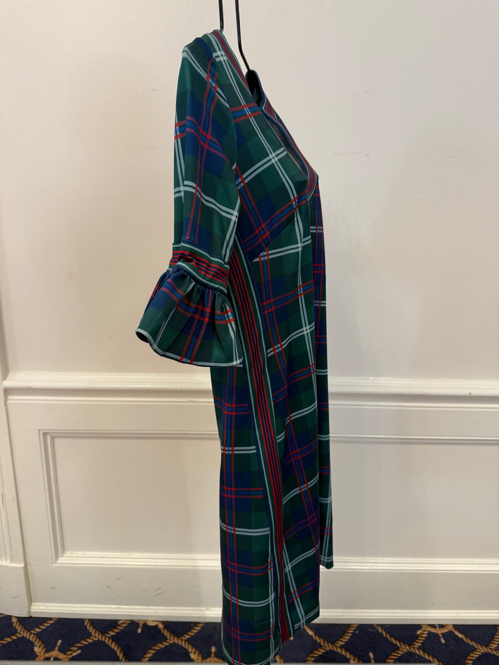Gretchen Scott - Shake Your Tushy Middleton Plaid Green Dress