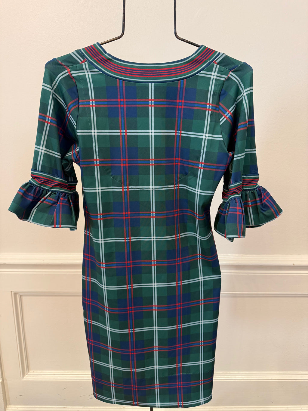 Gretchen Scott - Shake Your Tushy Middleton Plaid Green Dress