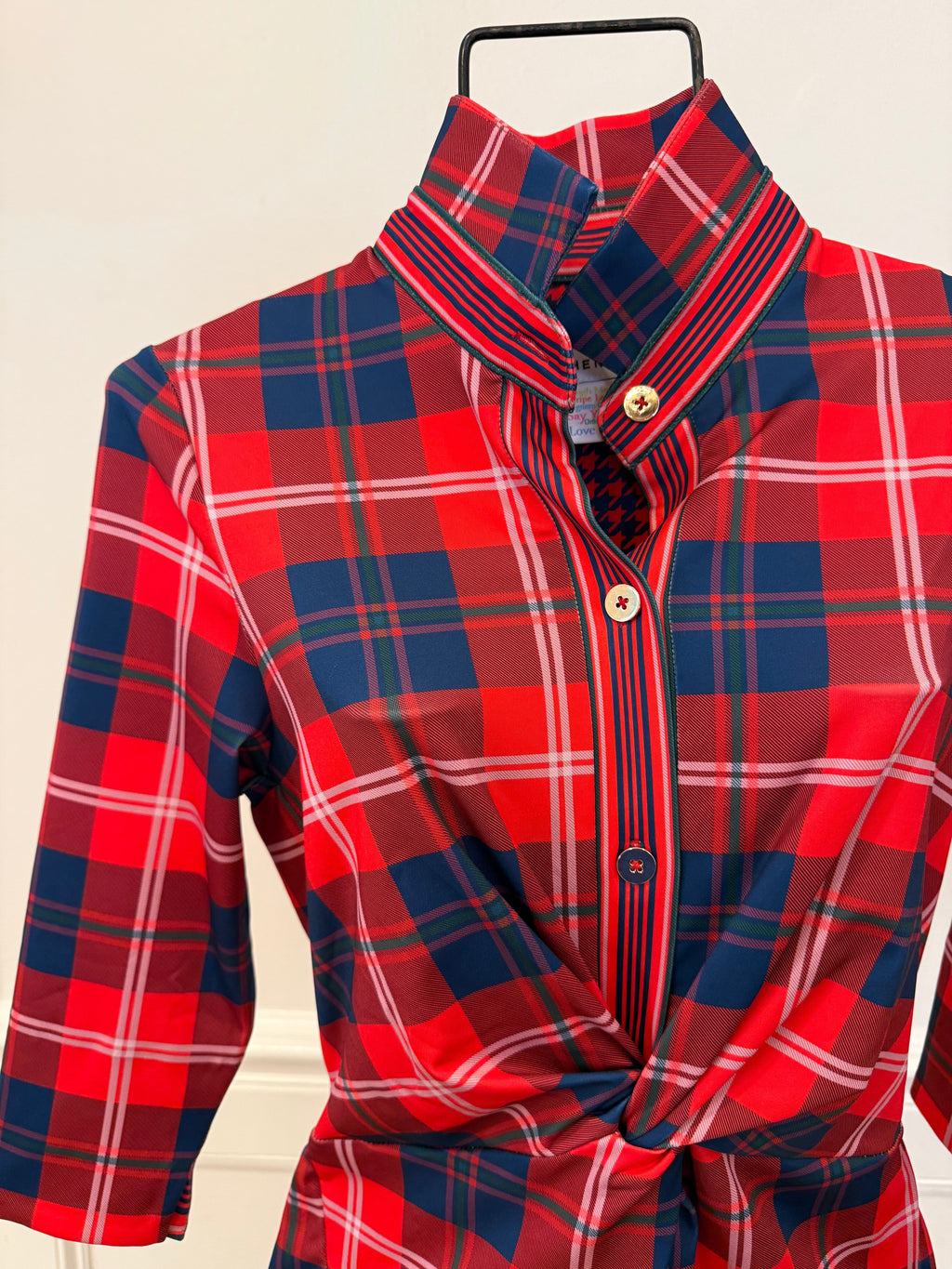 Gretchen Scott - Twist and Shout Dress Middleton Plaid Red