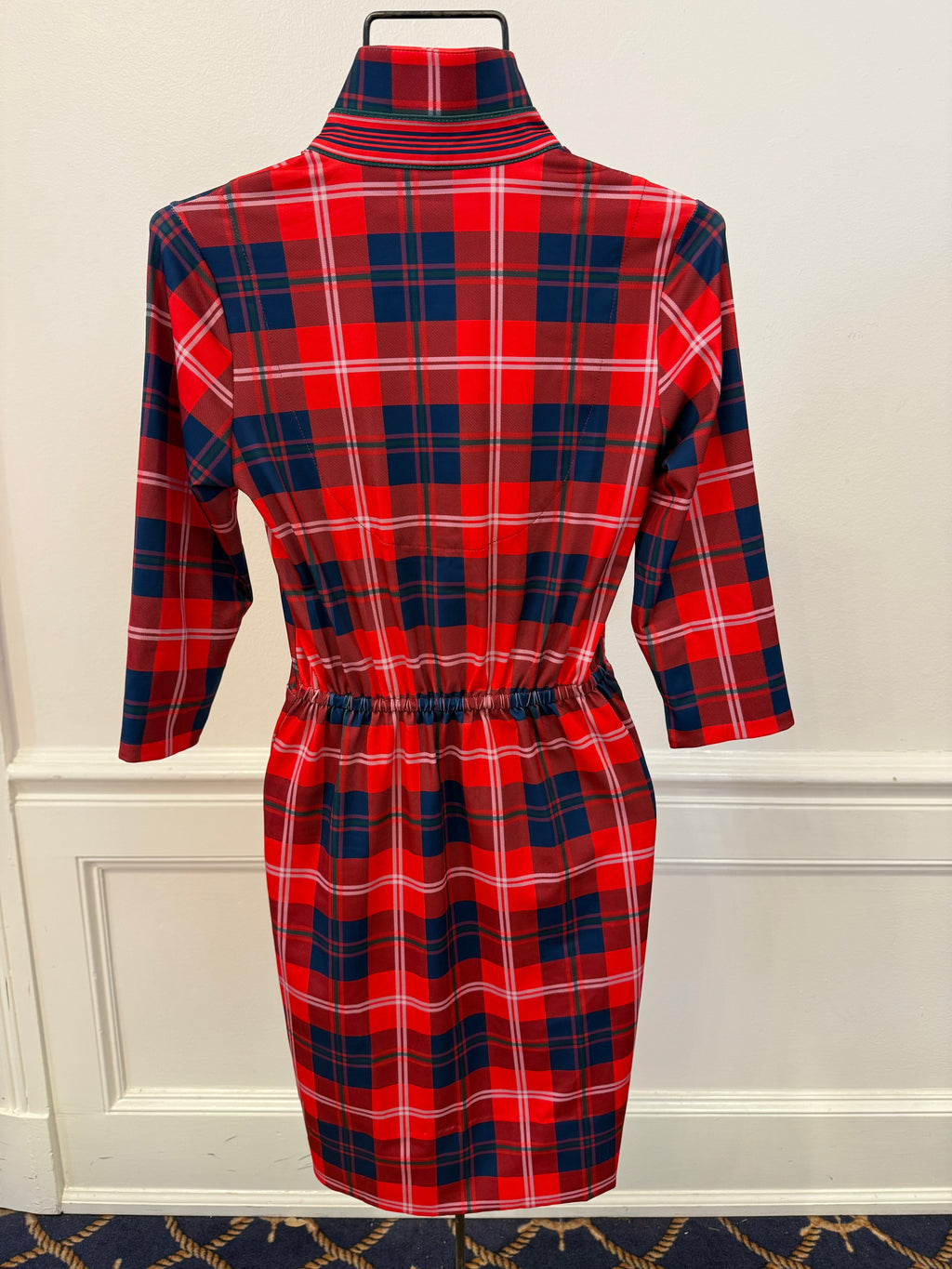 Gretchen Scott - Twist and Shout Dress Middleton Plaid Red