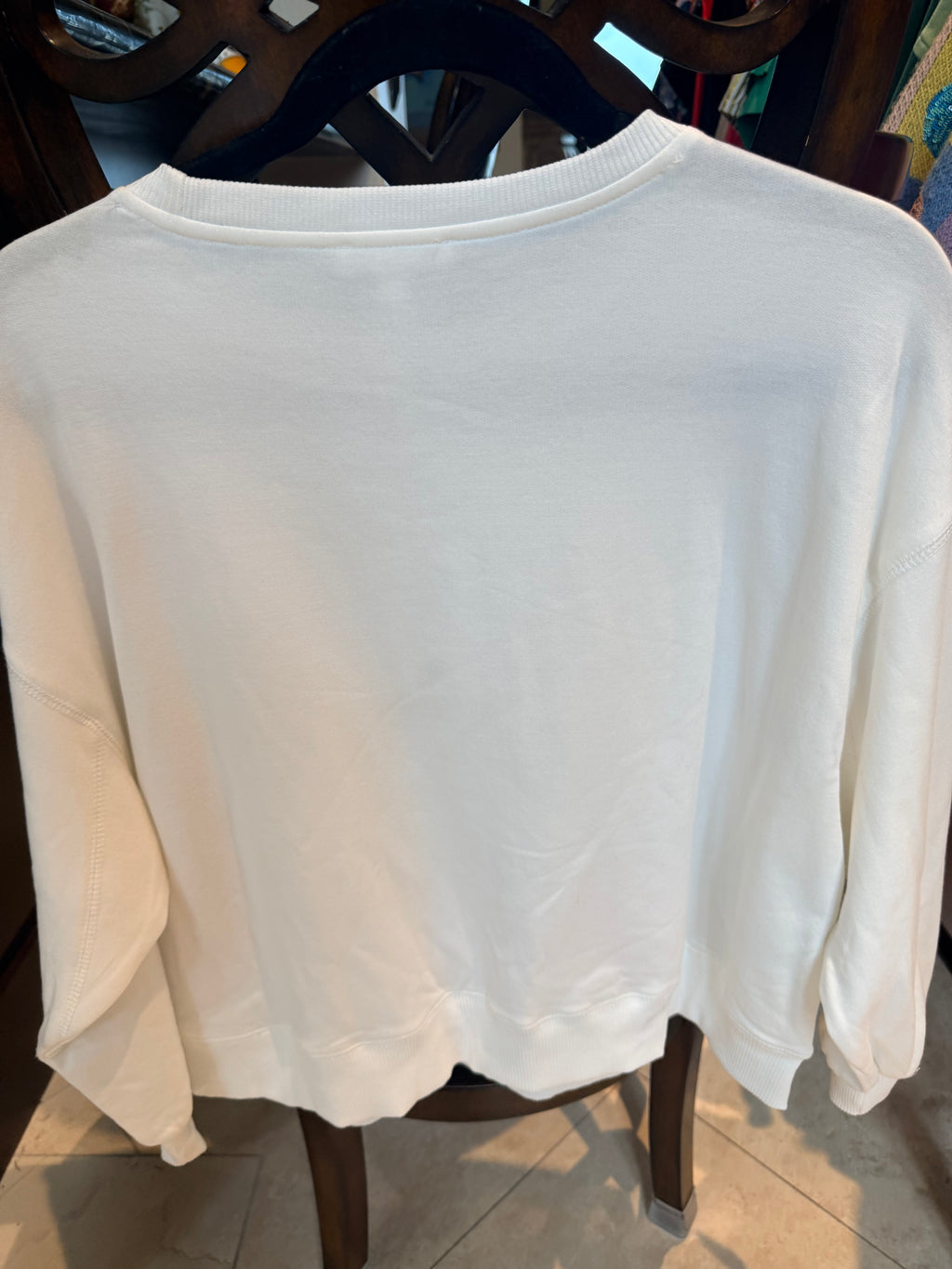 Mary Square White Sailboat Top