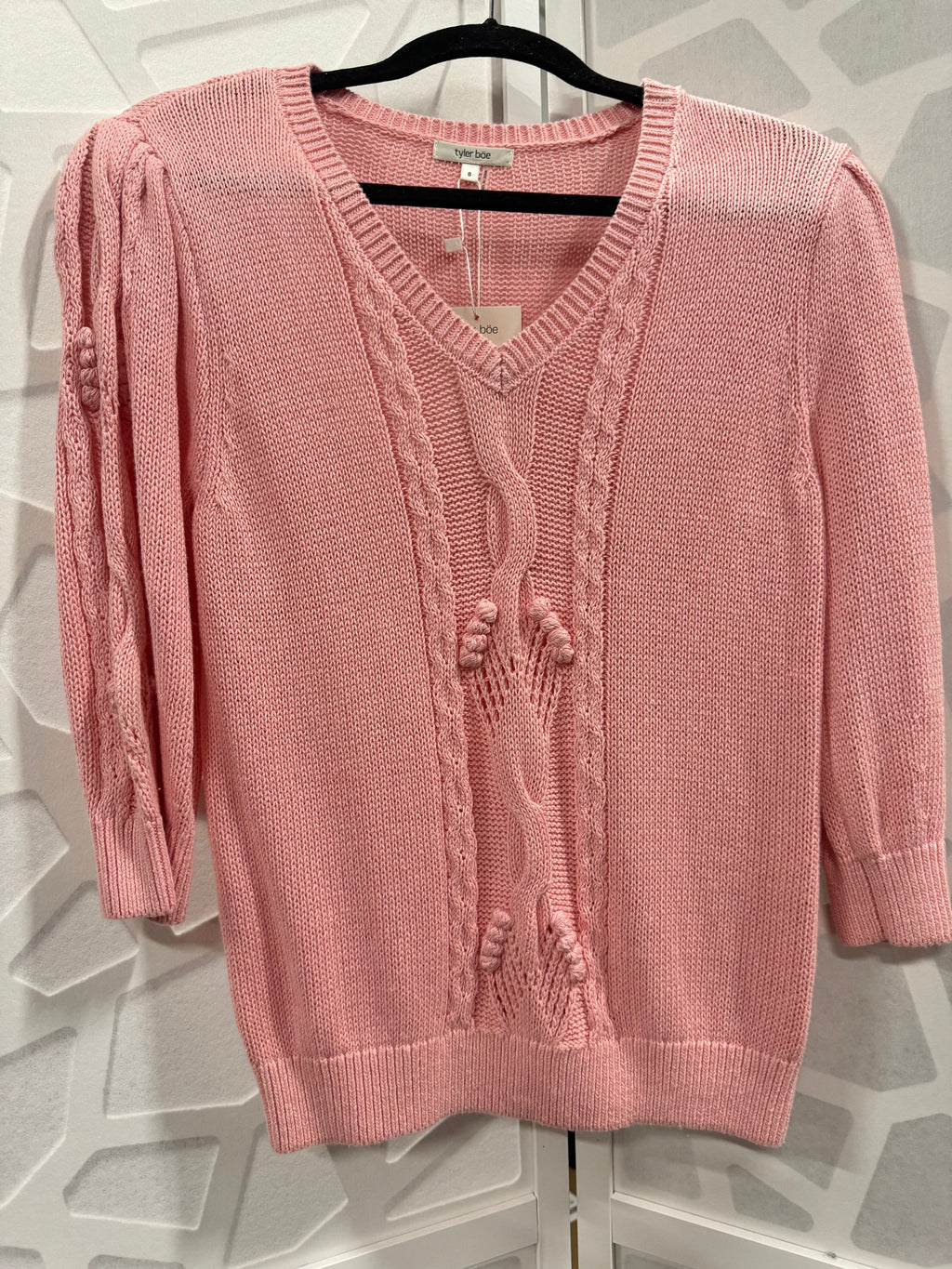 Tyler Boe - Pretty in Pink Sweater