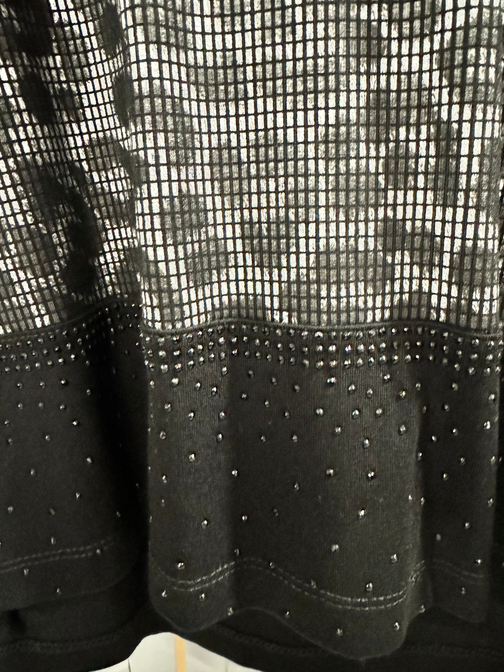 Jane and John - Black and Silver Pullover Cheetah Top