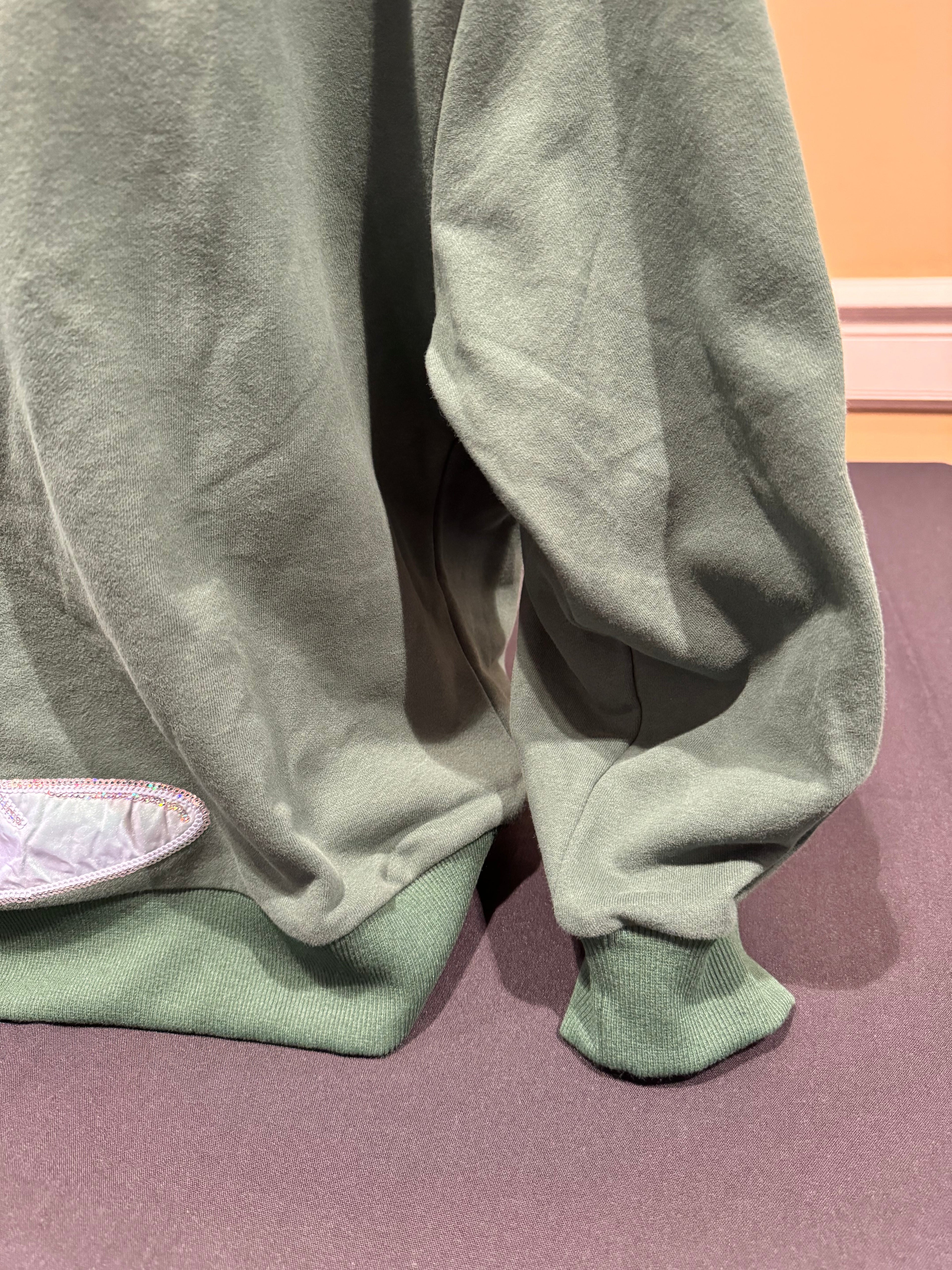 Queen of Sparkles - Forest Green Martini Sweatshirt