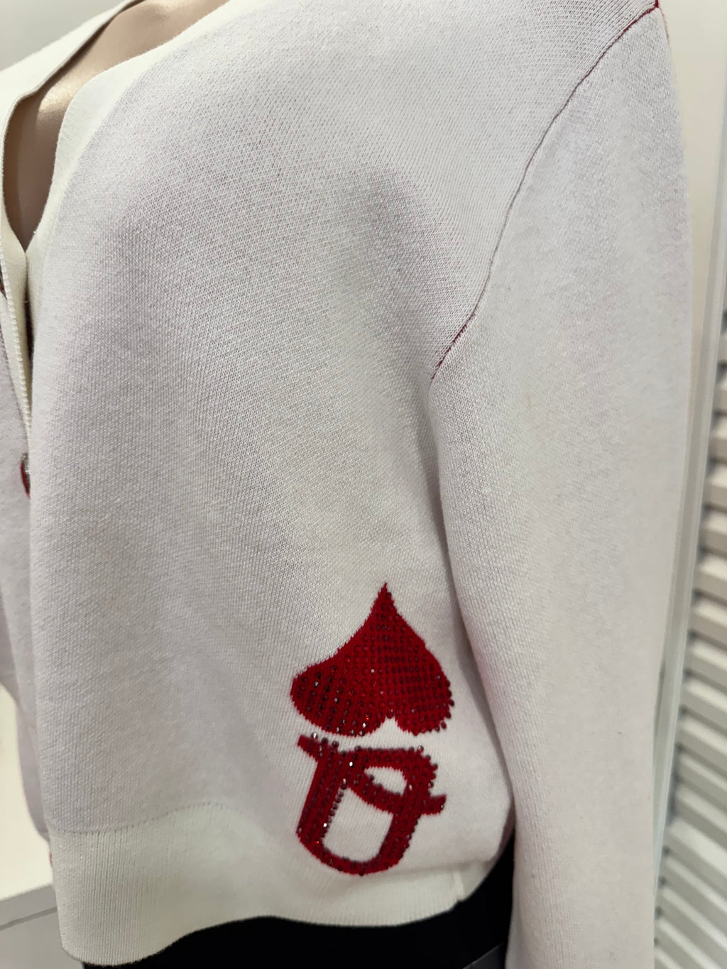 Queen of Sparkles-Queen of Hearts Cardigan