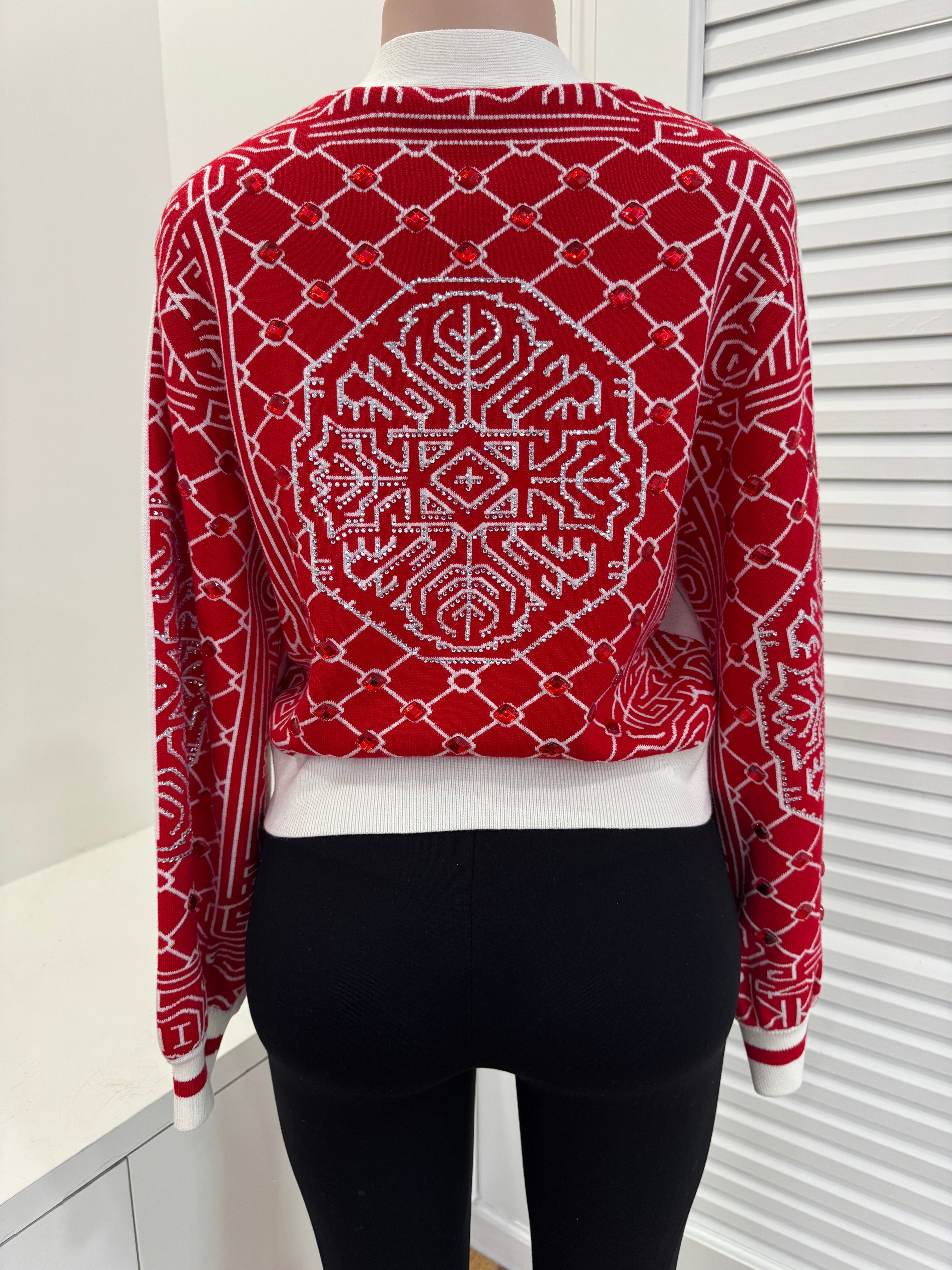 Queen of Sparkles-Queen of Hearts Cardigan