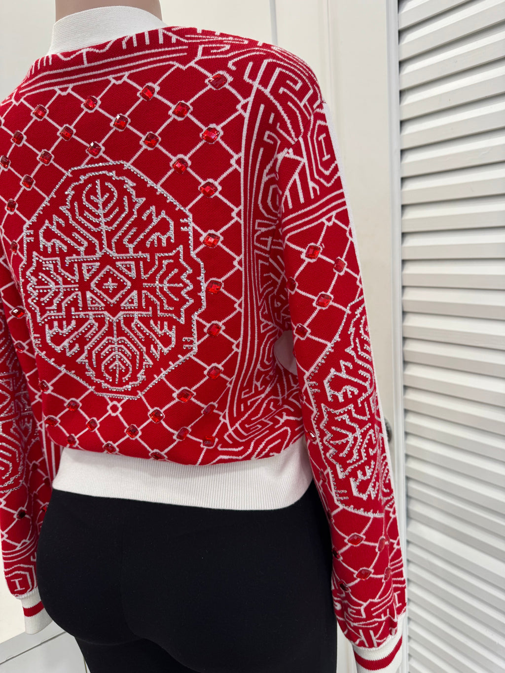 Queen of Sparkles-Queen of Hearts Cardigan