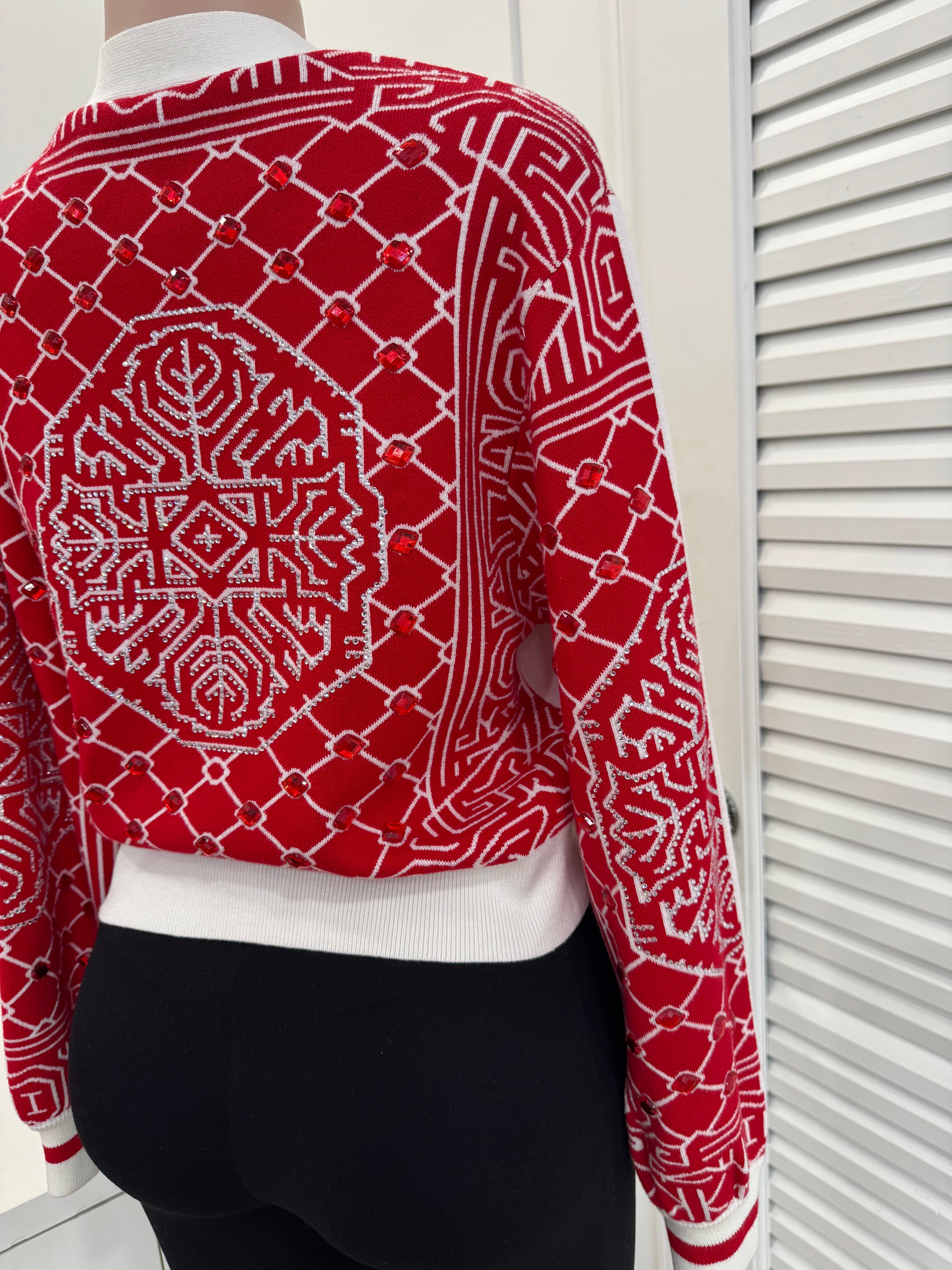 Queen of Sparkles-Queen of Hearts Cardigan