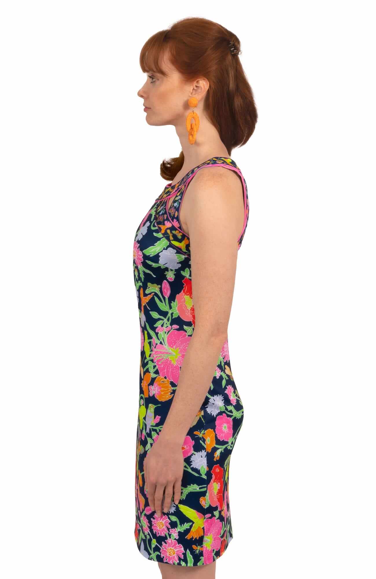Gretchen Scott - Birds and Bees Navy Dress