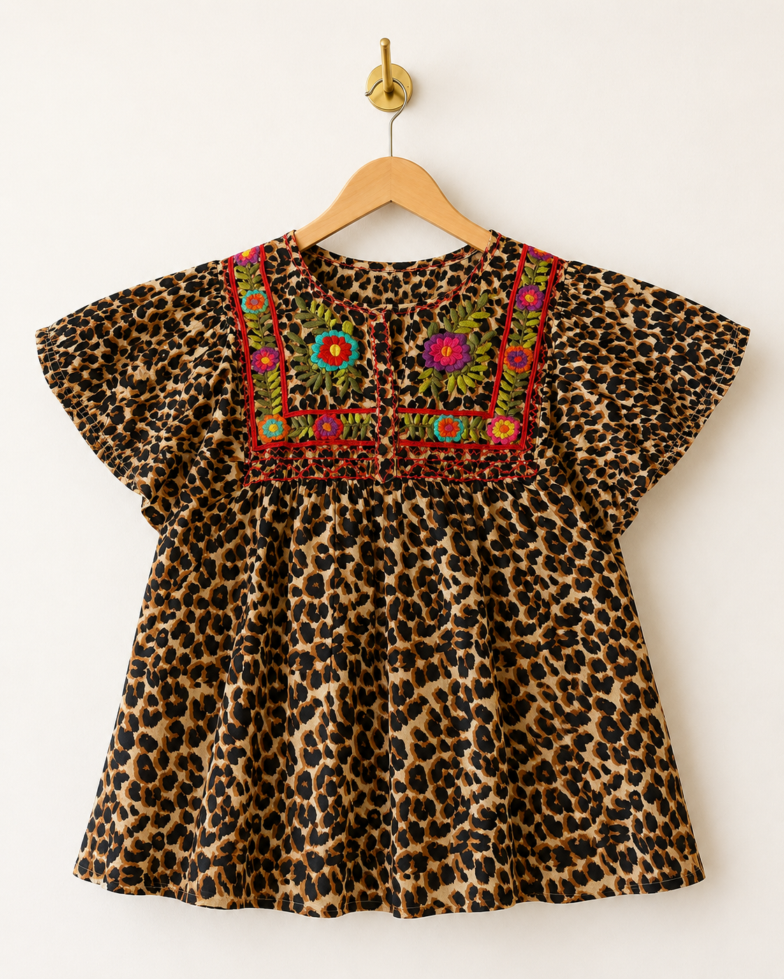 Sister Mary Leopard Animal Top