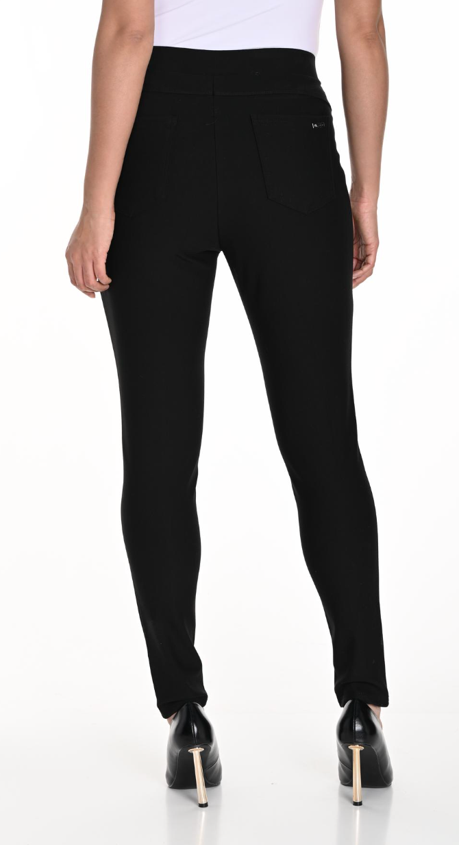Frank Lyman - Black Skinny Pants with Pleather Trim